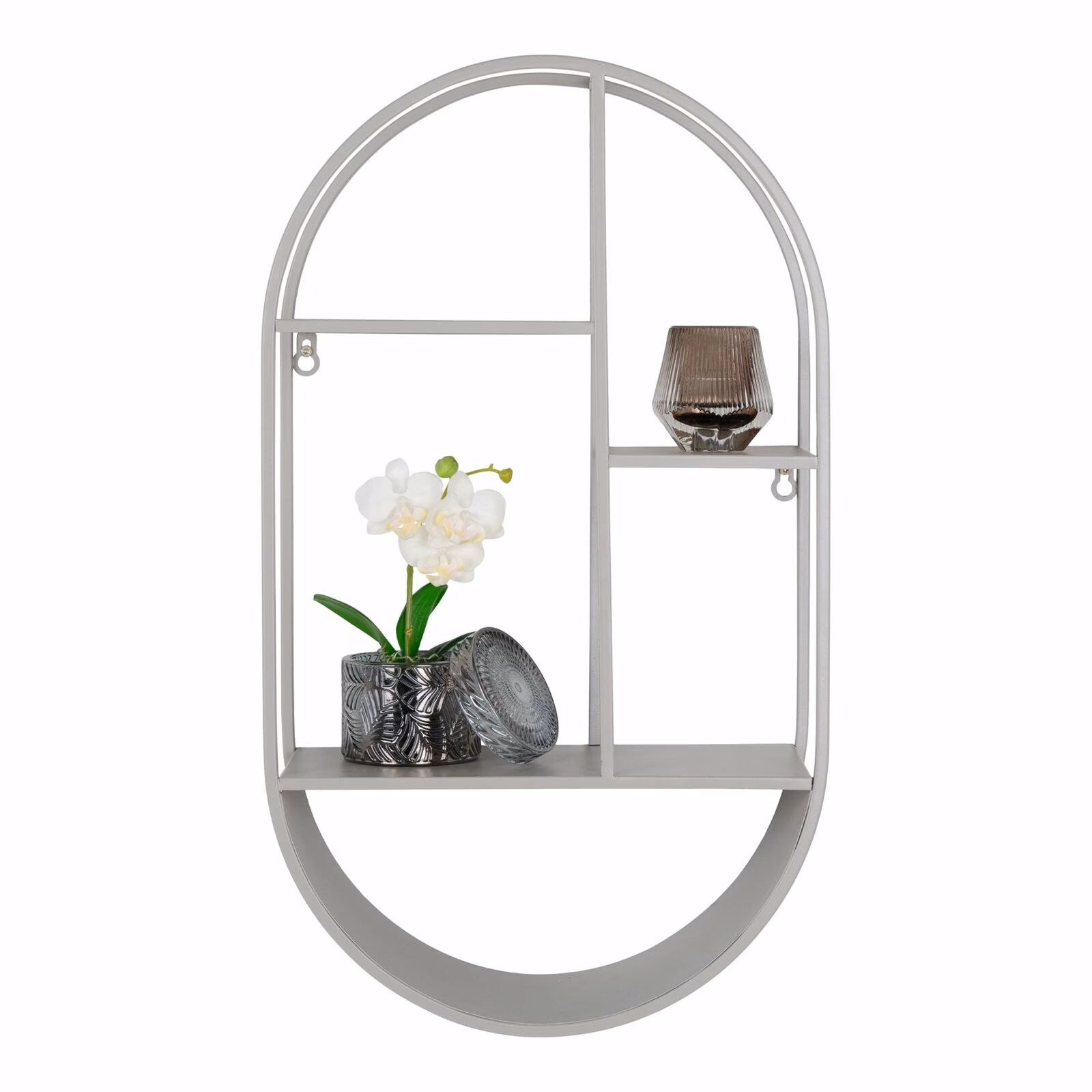Feira Wandplank Stijlvolle Ovale Wandplank, 35x15x60 cm 2 Feira Wandplank Stijlvolle Ovale Wandplank, 35x15x60 cm - Afbeelding 2