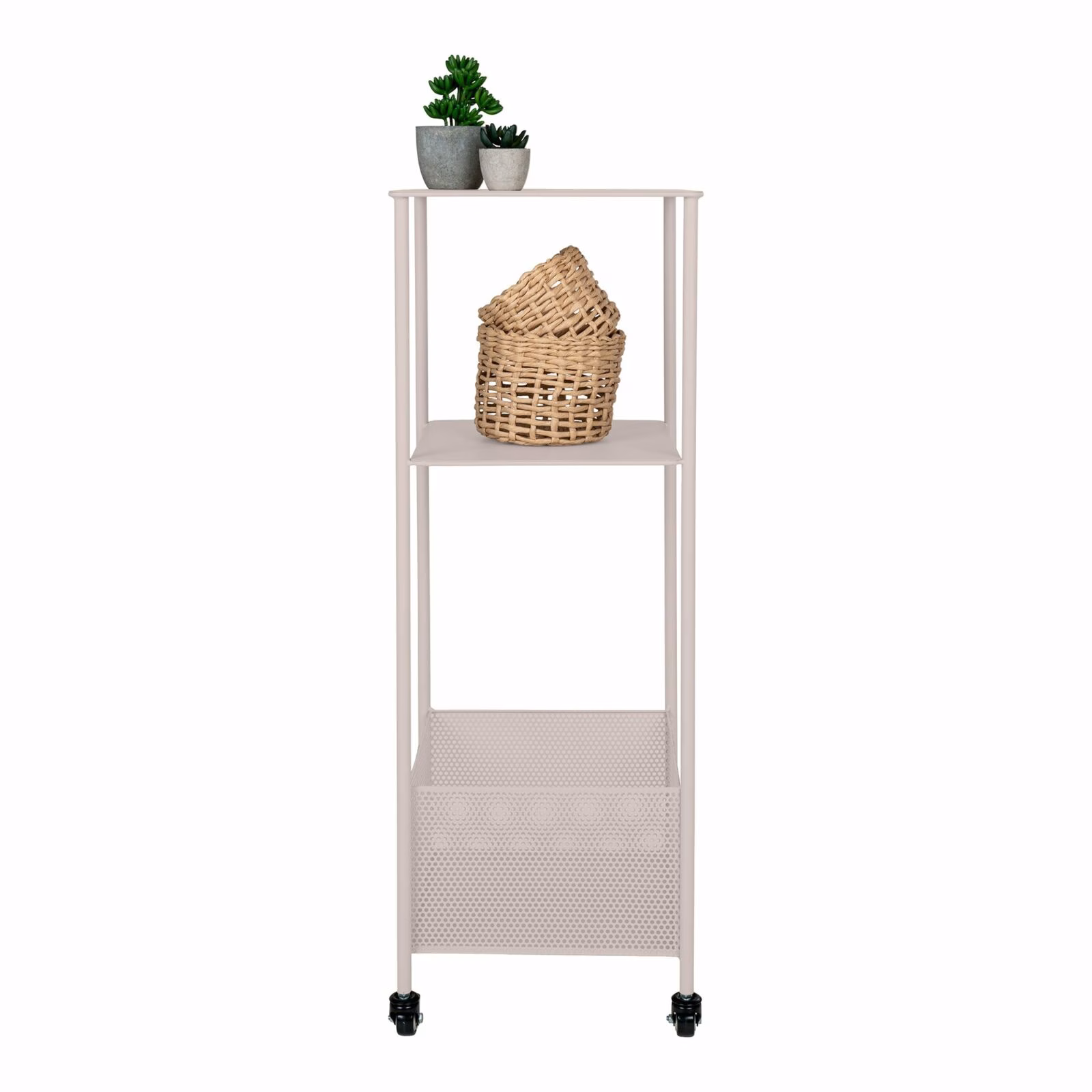Torres Trolley - Metalen, metaal zand, 3 planken, 35x35x100 cm 2 Torres Trolley - Metalen, metaal zand, 3 planken, 35x35x100 cm