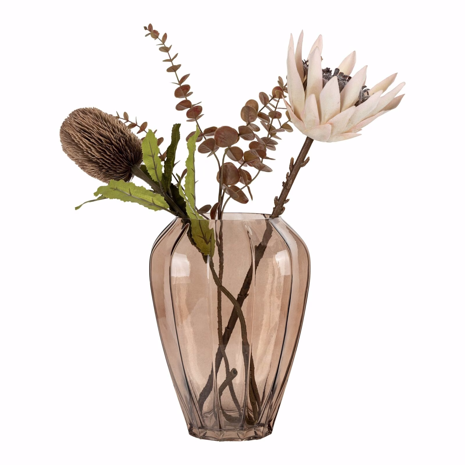 Vaas in glas, bruin,29 3 Vaas in glas, bruin,29 - Afbeelding 3