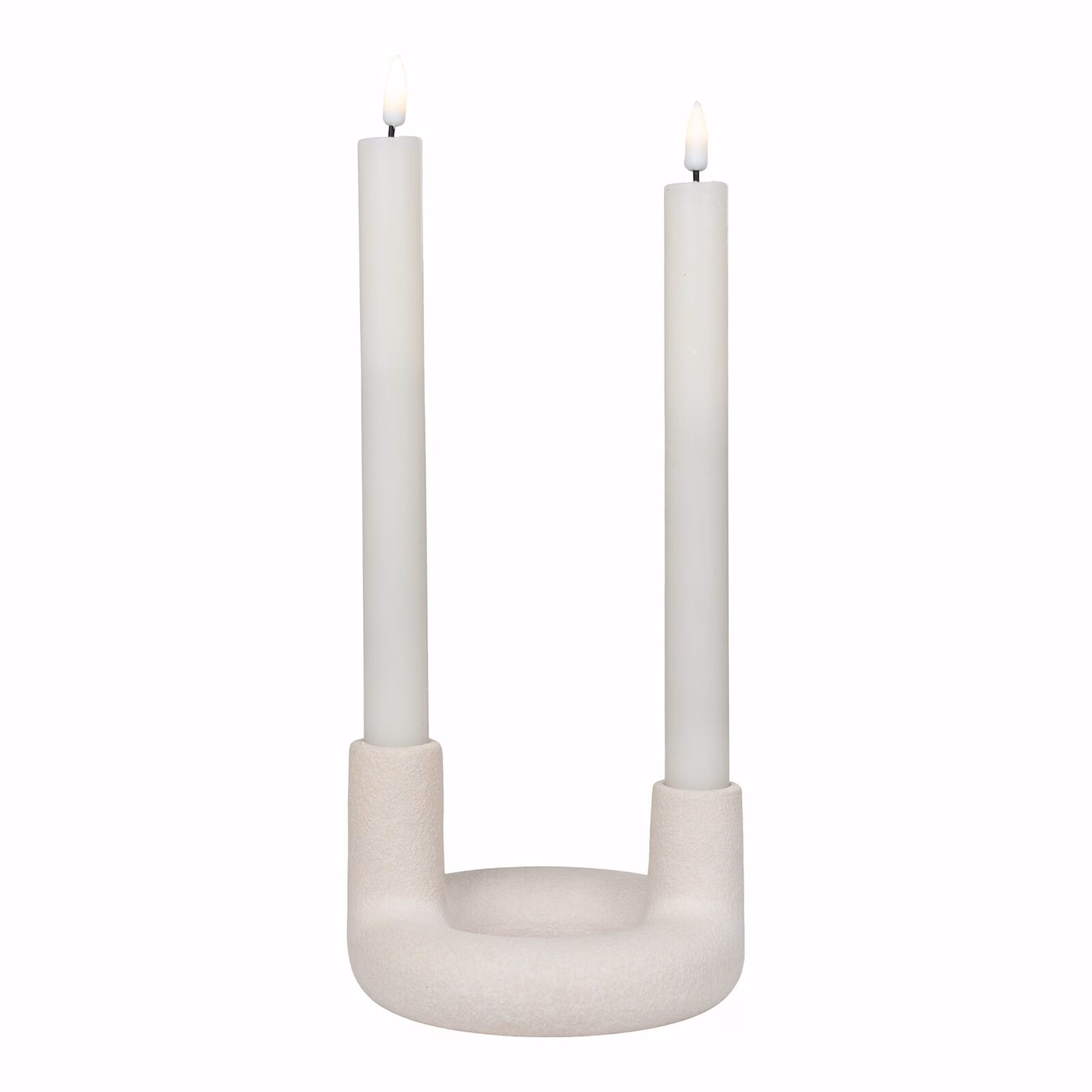 Kaarshouder Cera keramiek beige 3 Kaarshouder Cera keramiek beige - Afbeelding 3