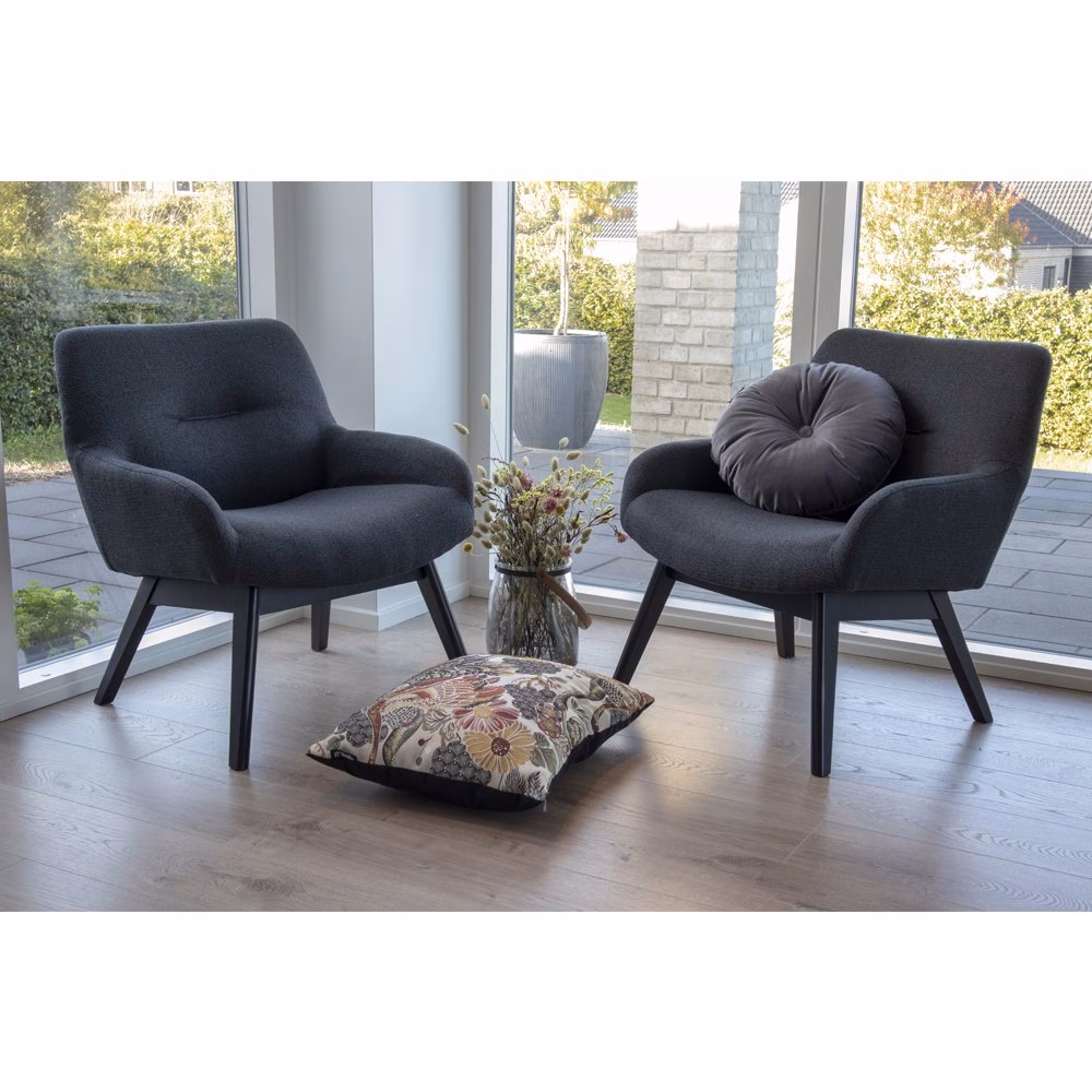 Alvito Kussen met bloemmotief 60x45. 4 Alvito Kussen met bloemmotief 60x45. - Afbeelding 4