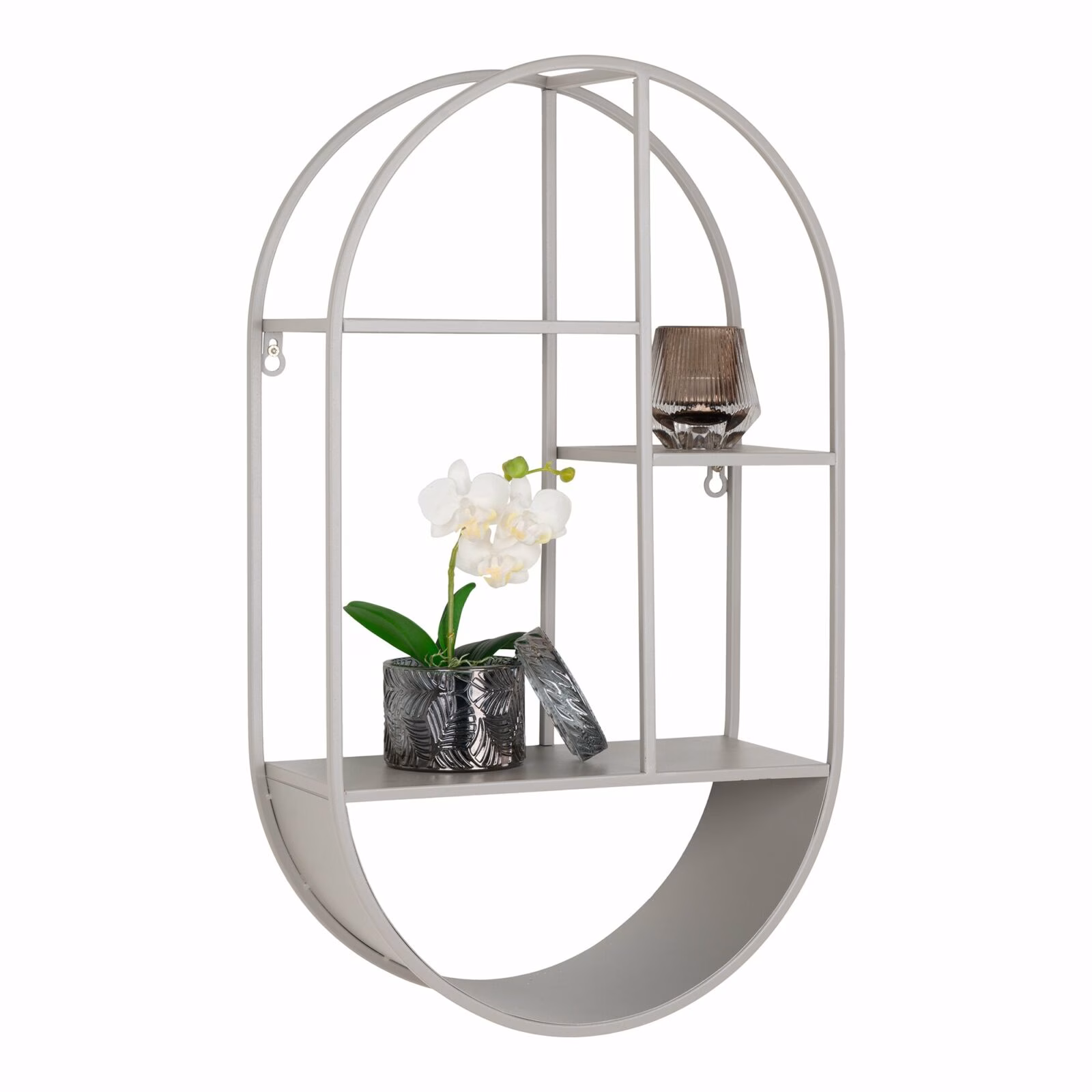 Feira Wandplank Stijlvolle Ovale Wandplank, 35x15x60 cm 4 Feira Wandplank Stijlvolle Ovale Wandplank, 35x15x60 cm - Afbeelding 4