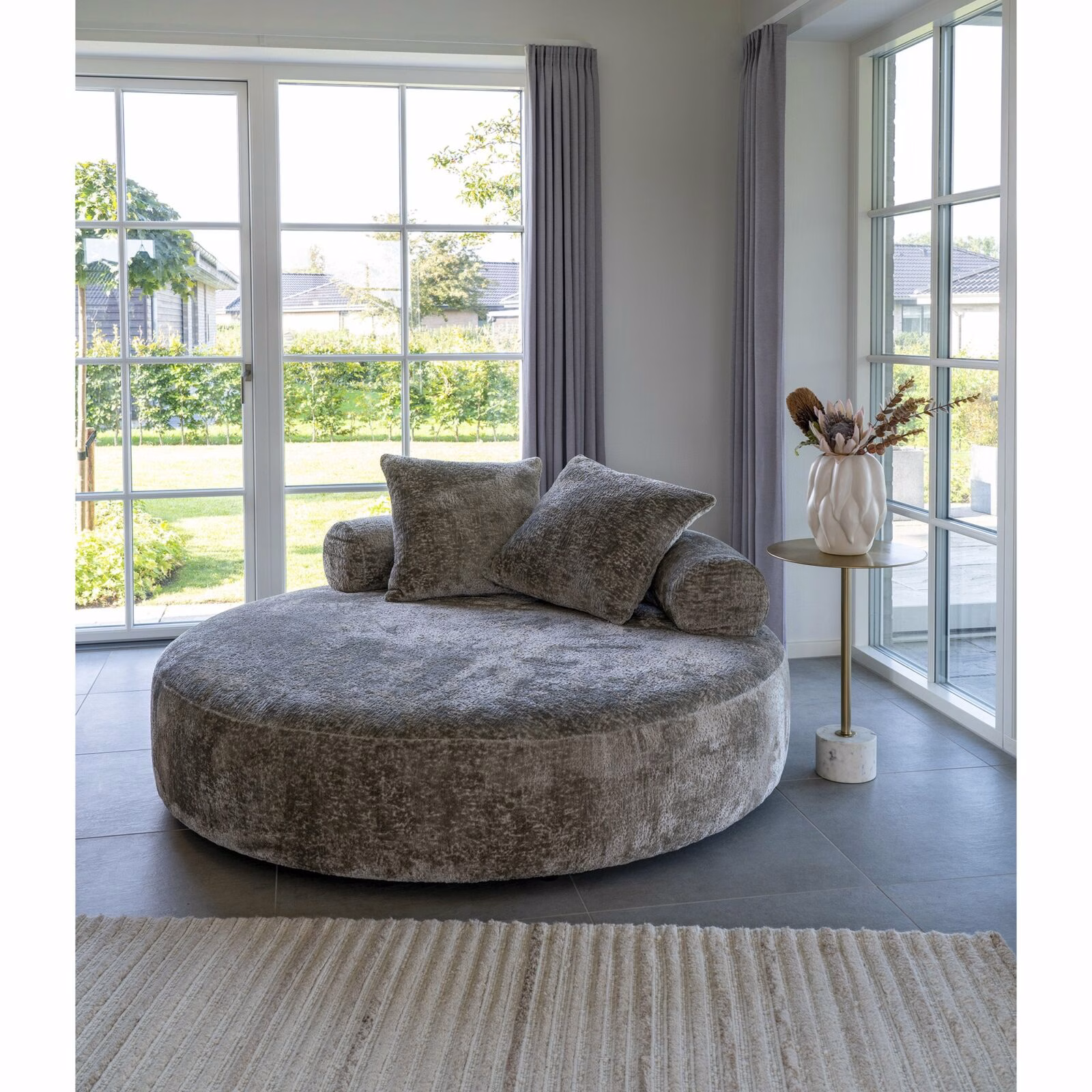 Vaas, keramiek, beige, 19,5x26 4 Vaas, keramiek, beige, 19,5x26 - Afbeelding 4