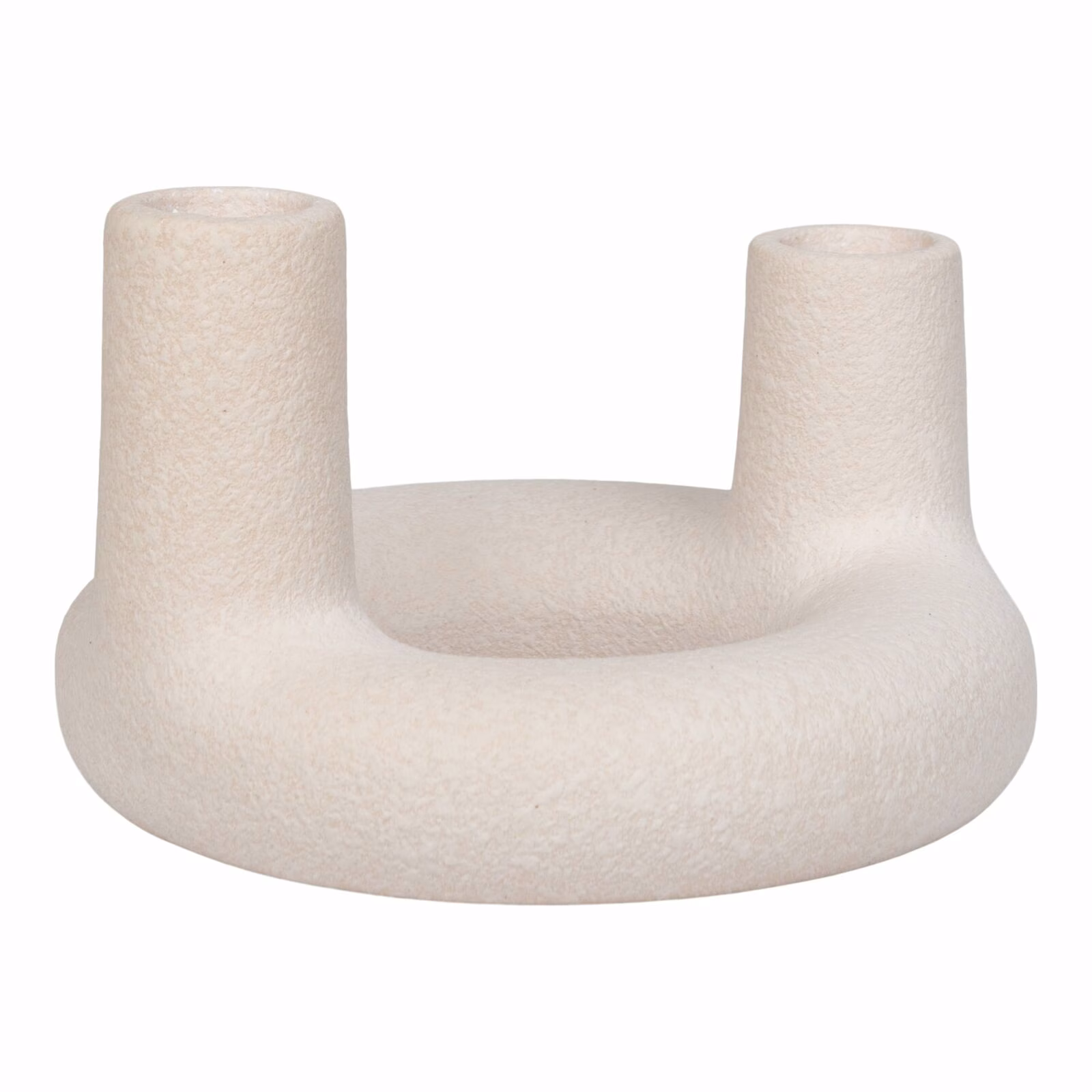 Kaarshouder Cera keramiek beige 4 Kaarshouder Cera keramiek beige - Afbeelding 4