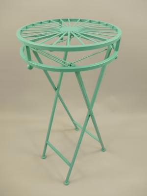 Bijzettafel rond groen 65
