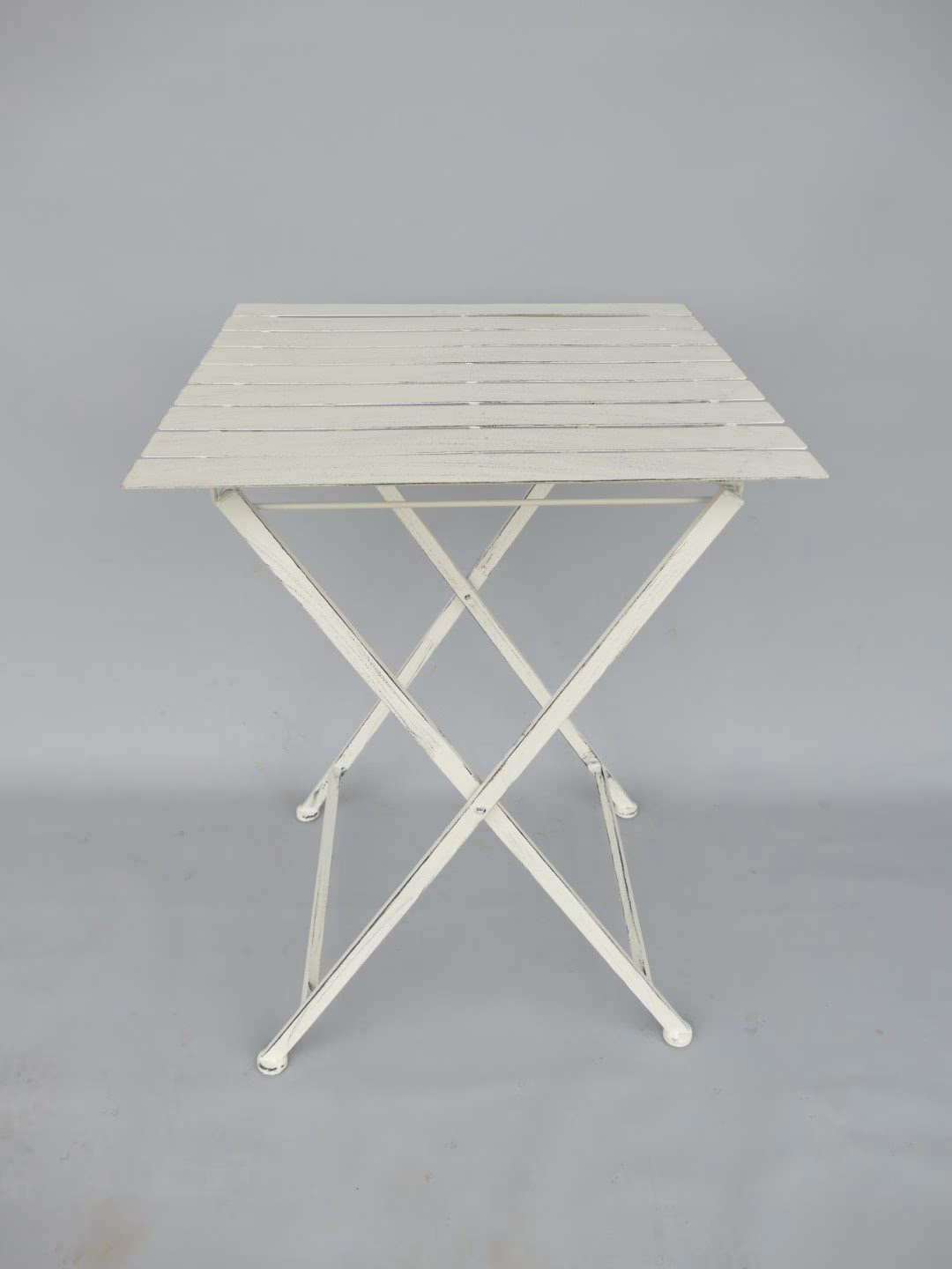 Bistroset stoel/tafel vintage wit 5 Bistroset stoel/tafel vintage wit