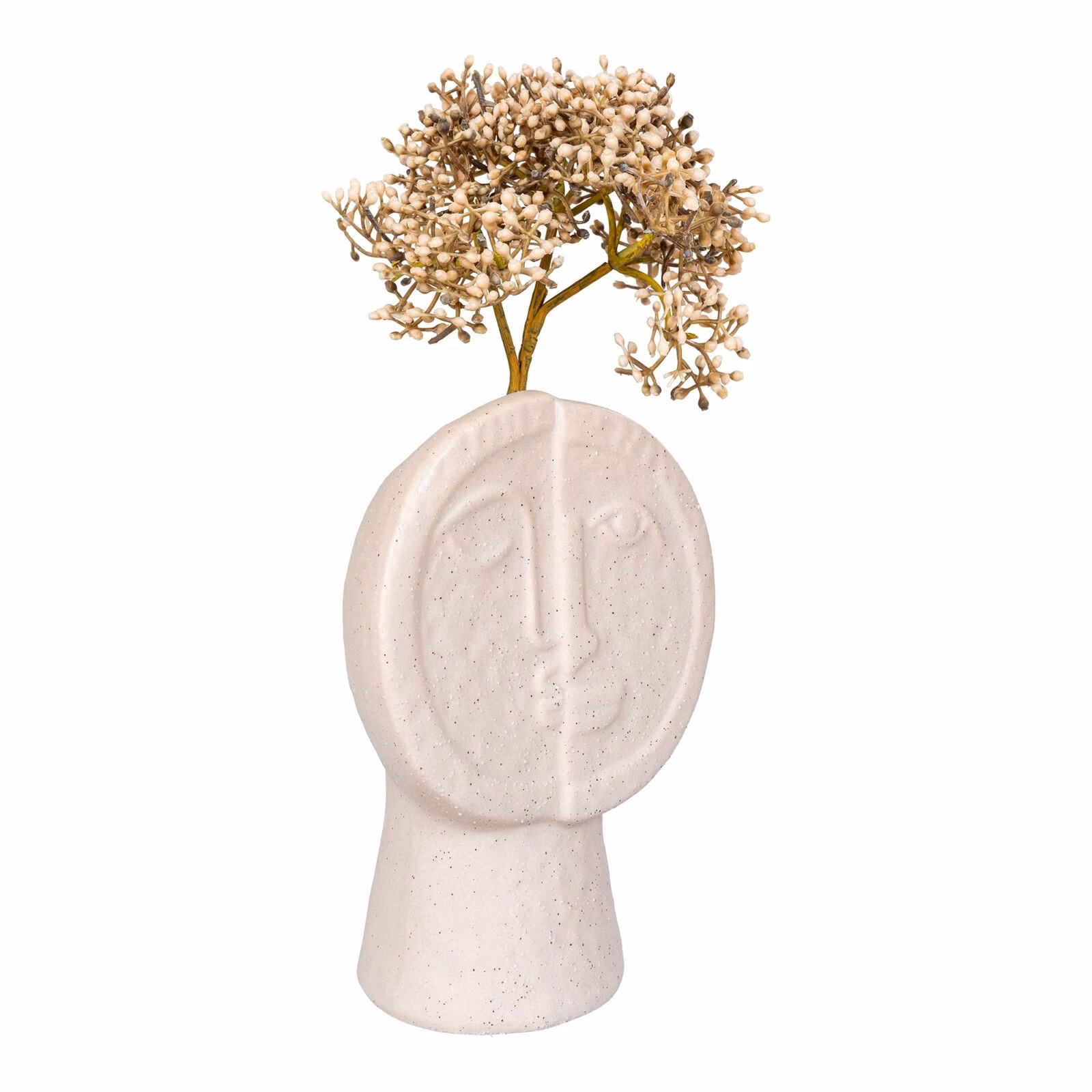 Vaas, keramiek, beige 5 Vaas, keramiek, beige - Afbeelding 5