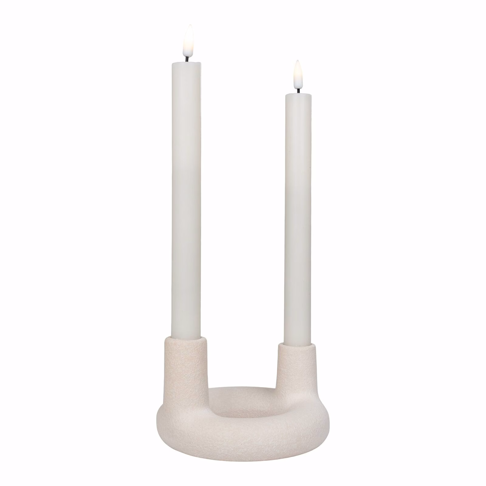 Kaarshouder Cera keramiek beige 5 Kaarshouder Cera keramiek beige - Afbeelding 5