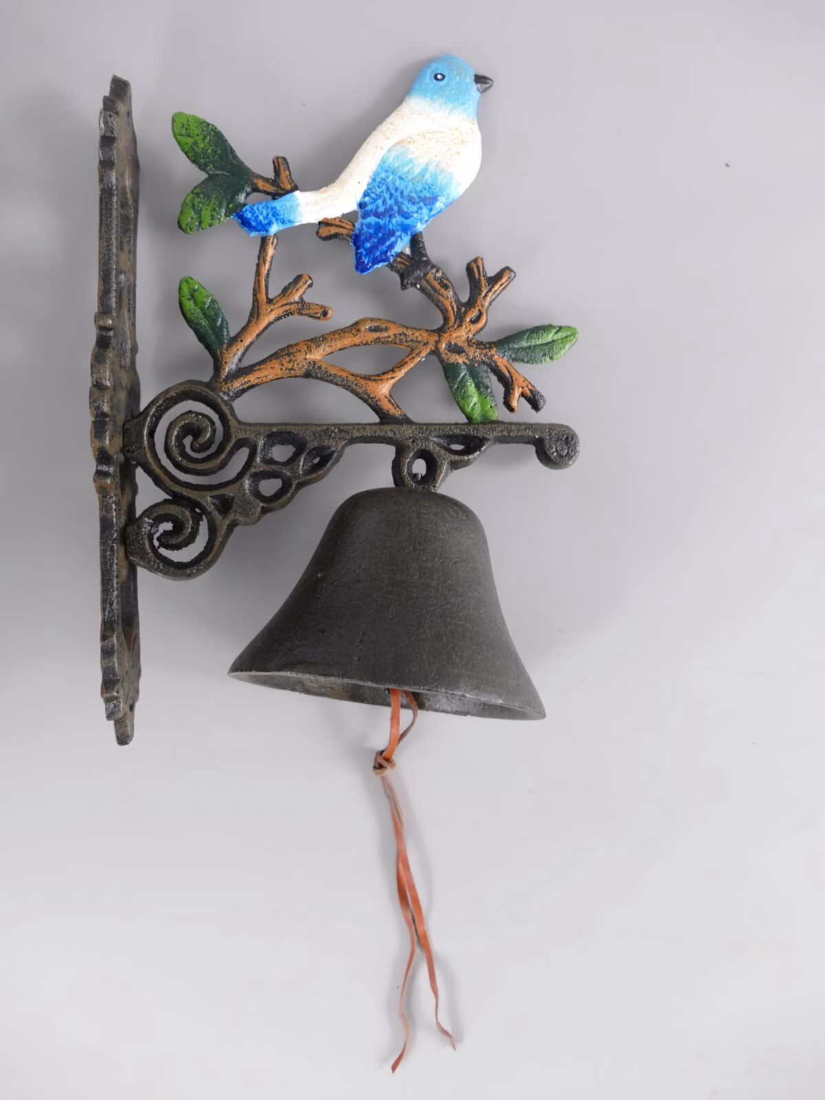 Deurbel gietijzer vogel 30cm 1 Deurbel gietijzer vogel 30cm