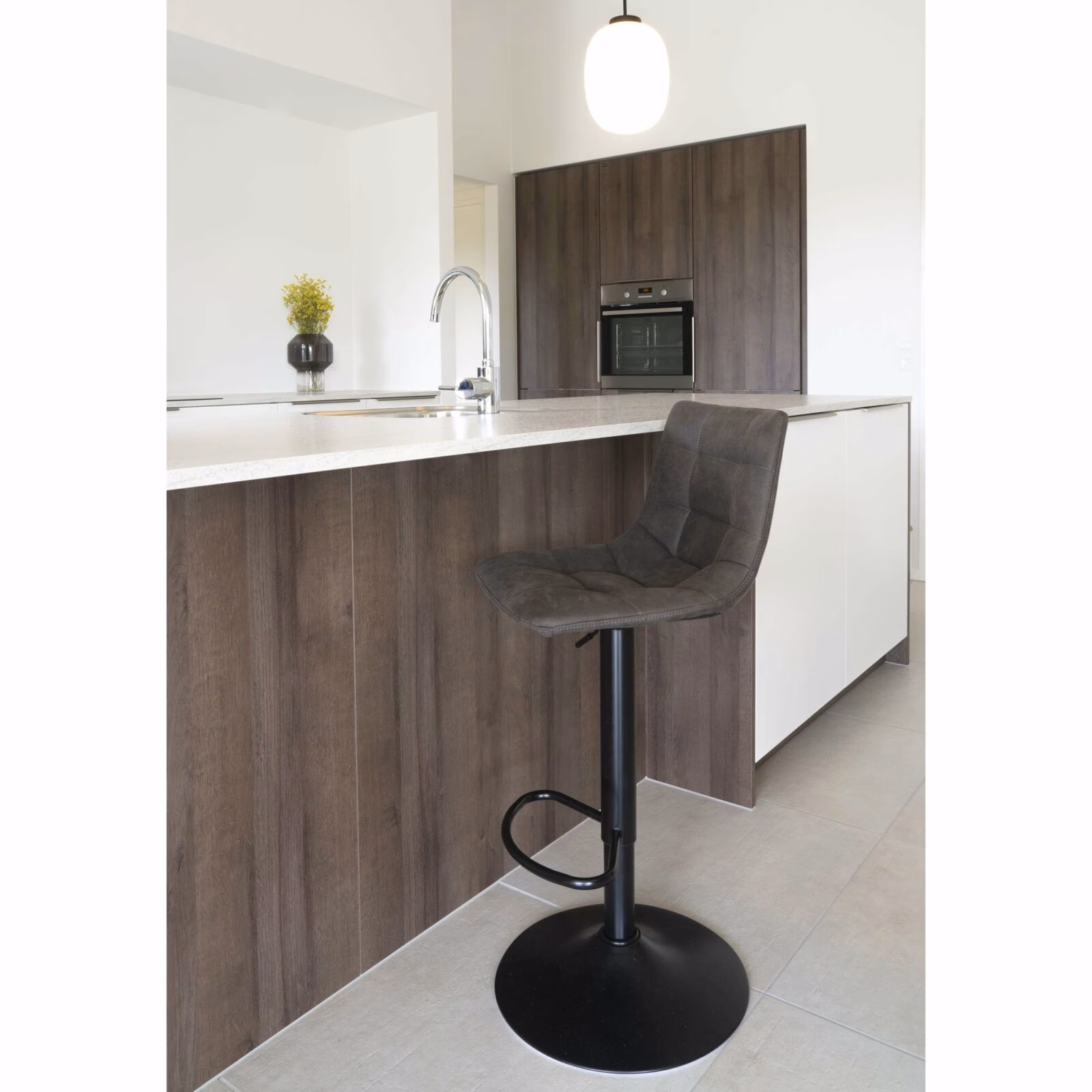 House Nordic Barstoel Middelfart-donkergrijs 2 House Nordic Barstoel Middelfart-donkergrijs