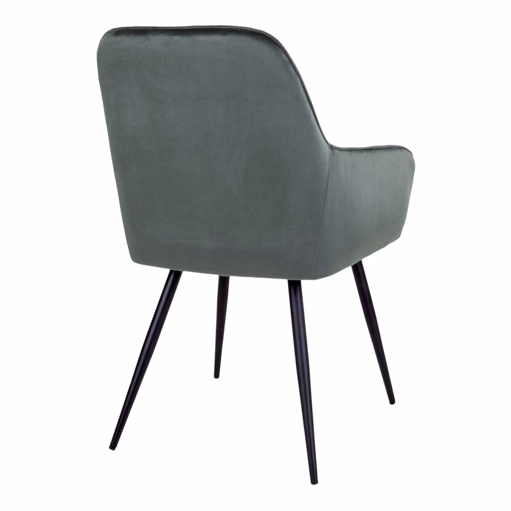 Harbo eetkamerstoel groen velvet 5 Harbo eetkamerstoel groen velvet - Afbeelding 5