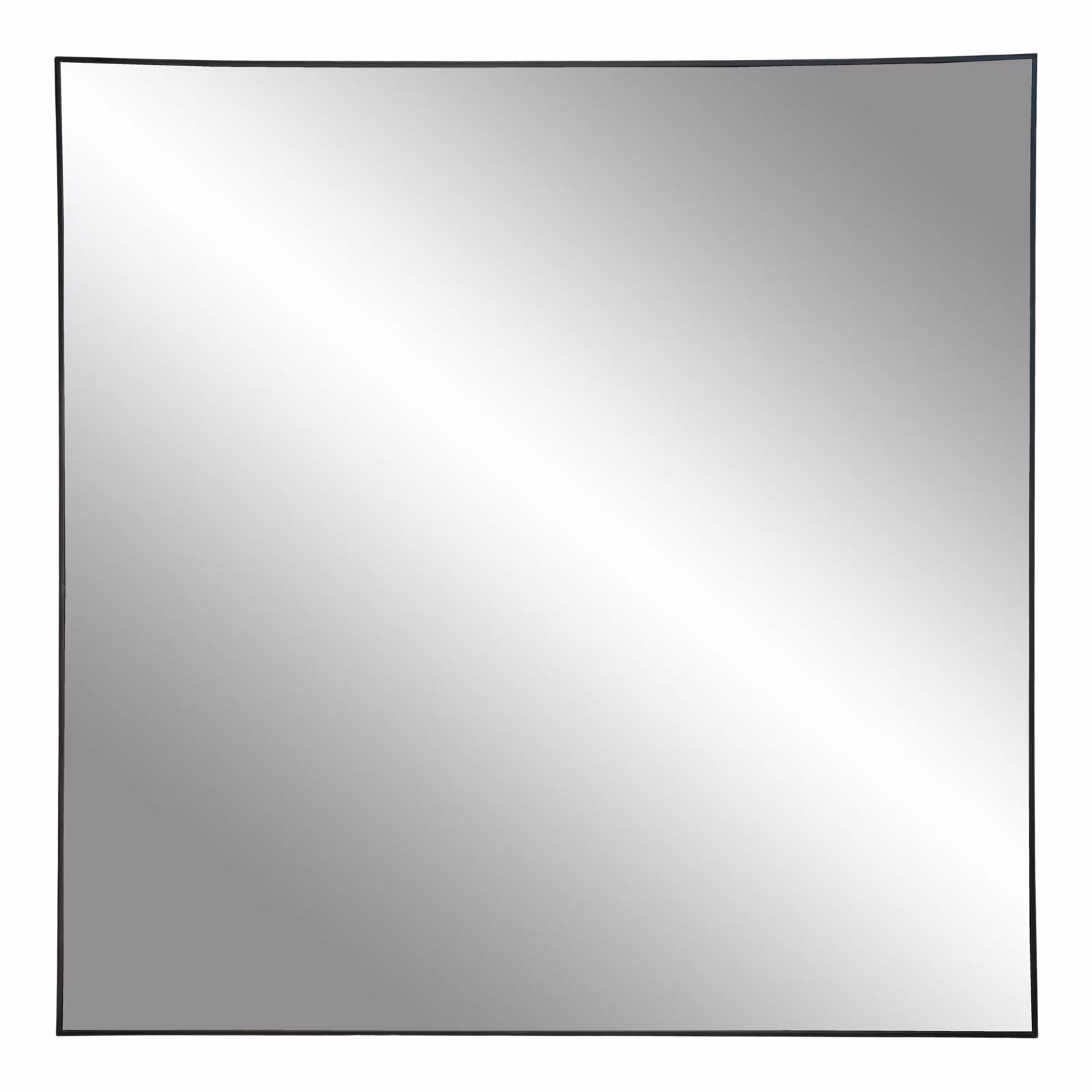 Jersey Spiegel, staal, zwart, 60x60 1 Jersey Spiegel, staal, zwart, 60x60