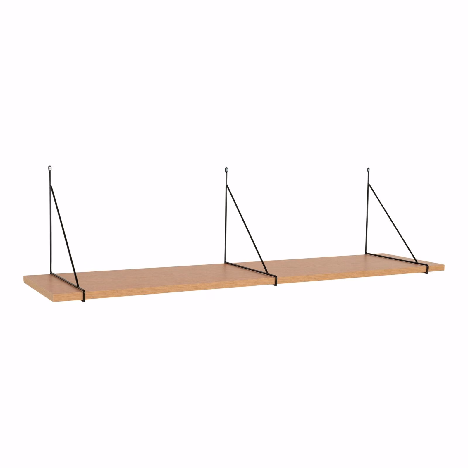 Chiba wandplank naturel zwart 120x29 2 Chiba wandplank naturel zwart 120x29 - Afbeelding 2