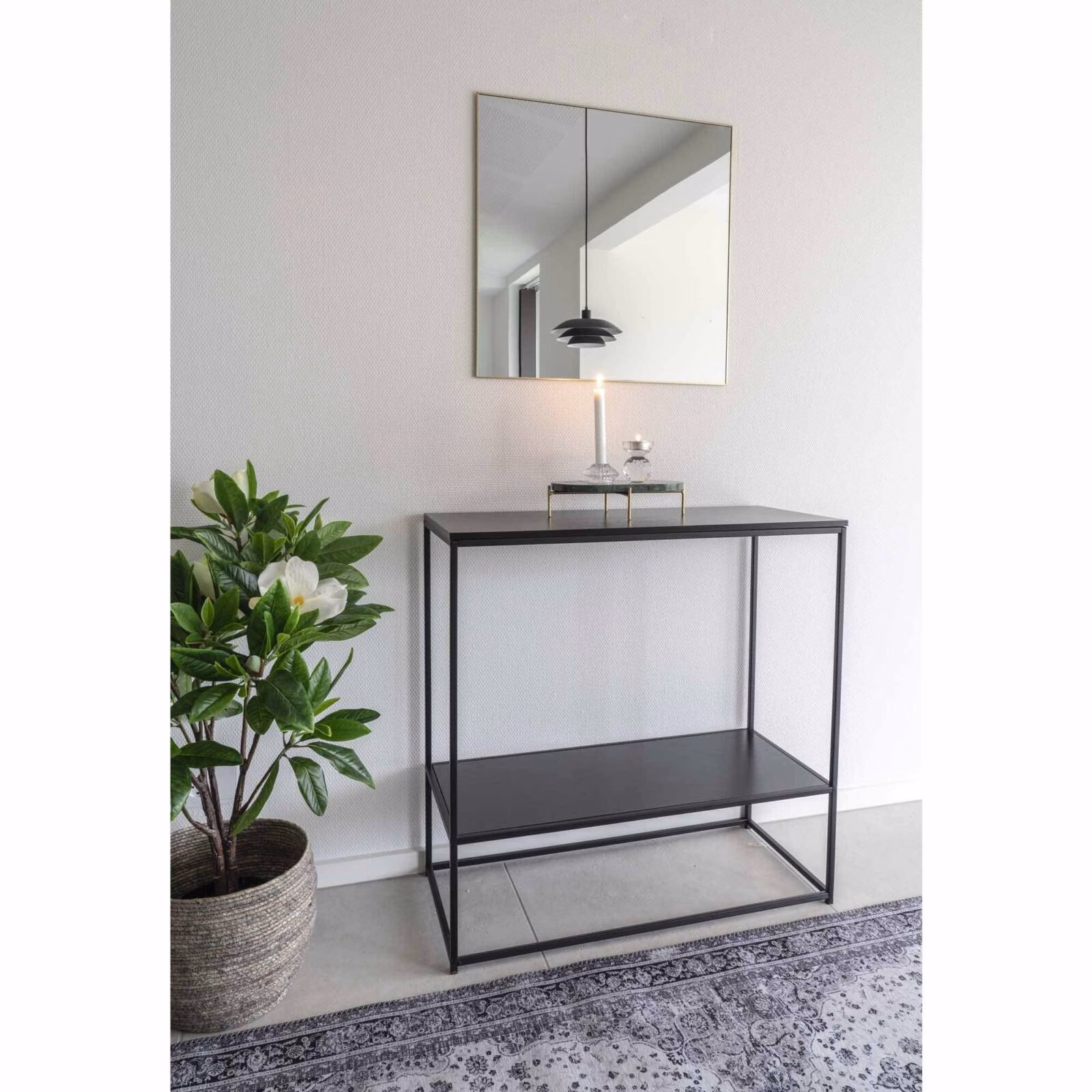 Jersey Spiegel, messing look, 60×60 3 Jersey Spiegel, messing look, 60×60 - Afbeelding 3