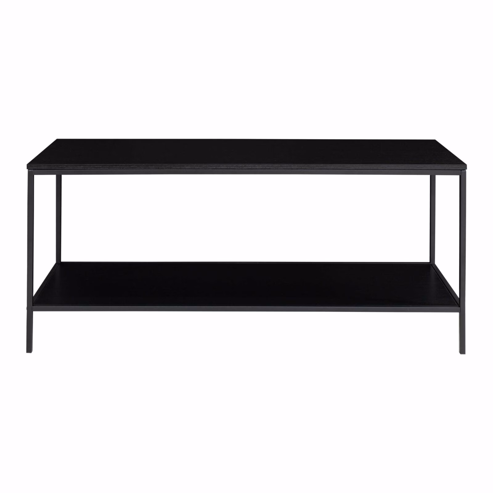 Vita TV-standaard – 2 planken, zwart 5 Vita TV-standaard – 2 planken, zwart - Afbeelding 5