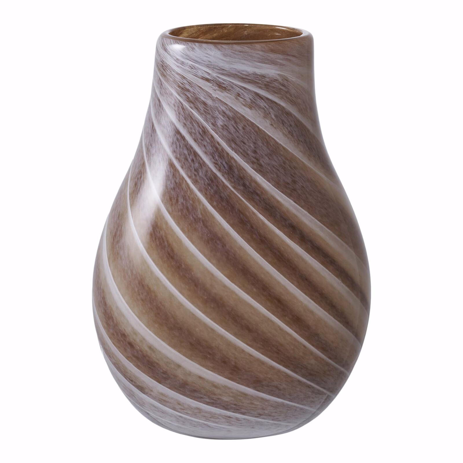 Vaas, glas, bruin ø16x23 cm 1 Vaas, glas, bruin ø16x23 cm