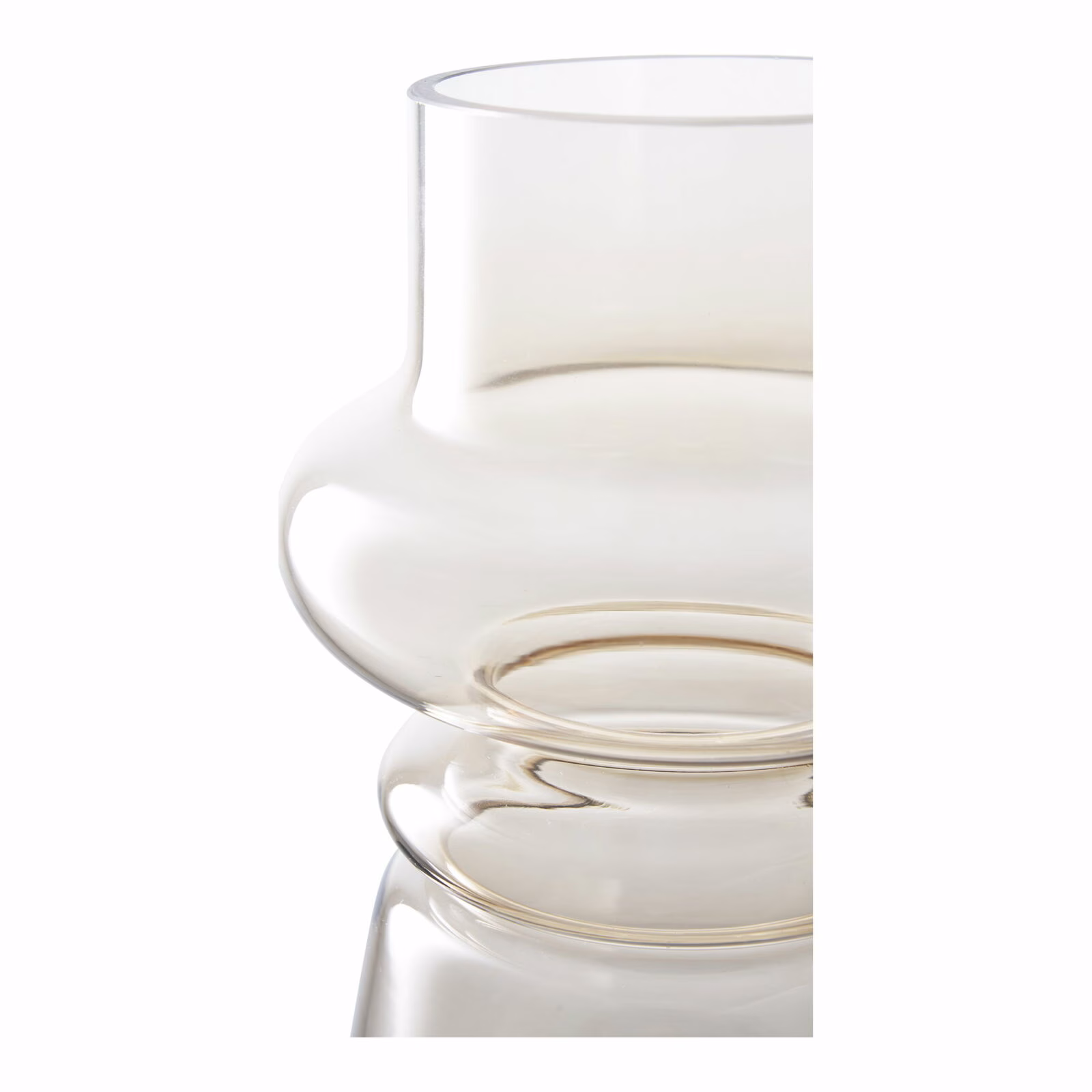 Vaas, glas, gerookt bruin ø17x31 cm 2 Vaas, glas, gerookt bruin ø17x31 cm