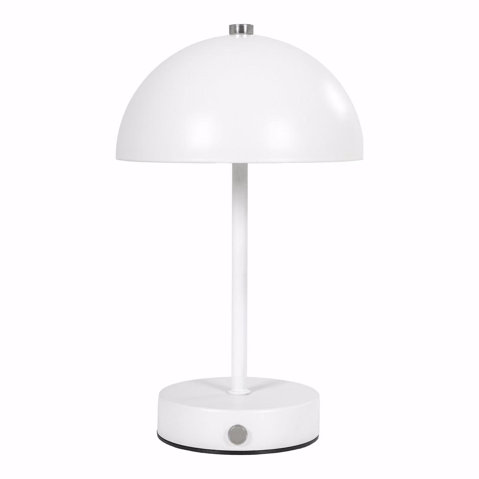 Holt Tafellamp, wit/staal, oplaadbaar 1 Holt Tafellamp, wit/staal, oplaadbaar
