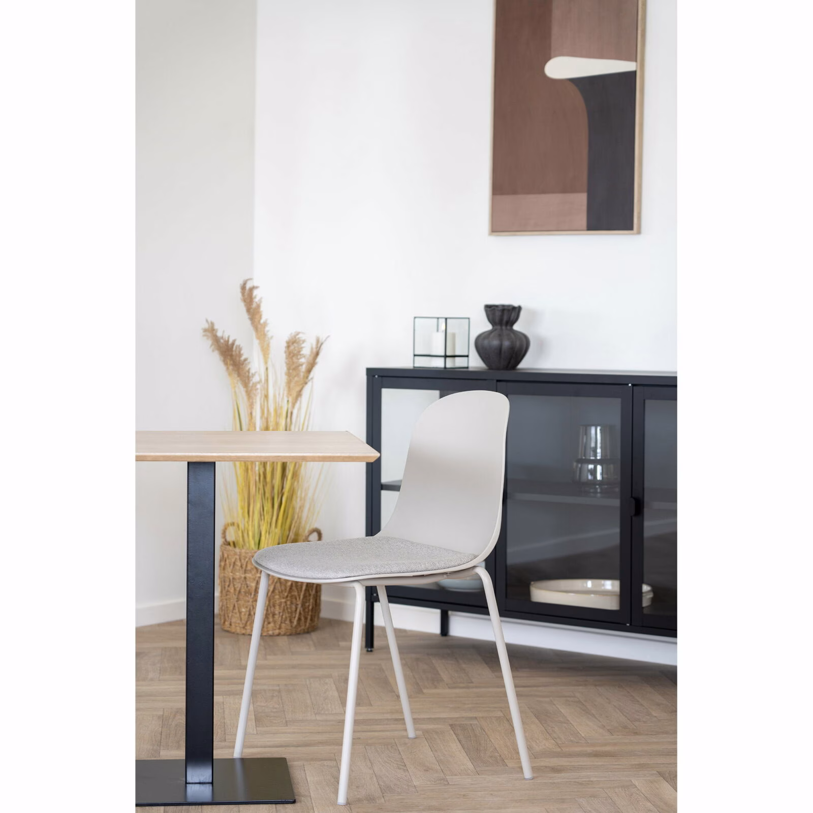 Huis Nordic ApS Eetkamerstoel, lichtgrijs, 2 Huis Nordic ApS Eetkamerstoel, lichtgrijs, - Afbeelding 2