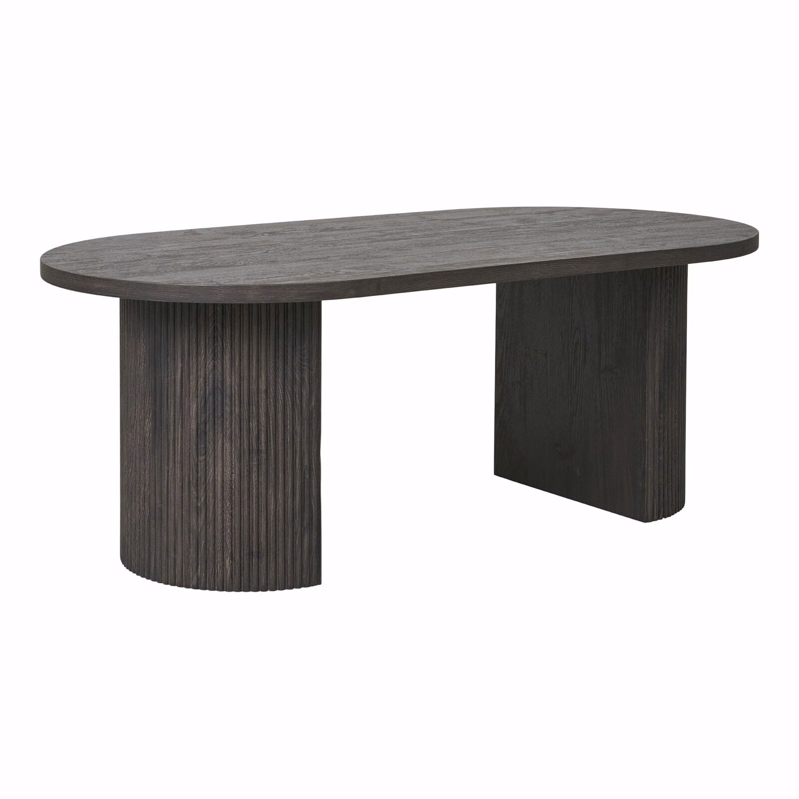 Boavista Salontafel ovaal donkerbruin 120 2 Boavista Salontafel ovaal donkerbruin 120 - Afbeelding 2