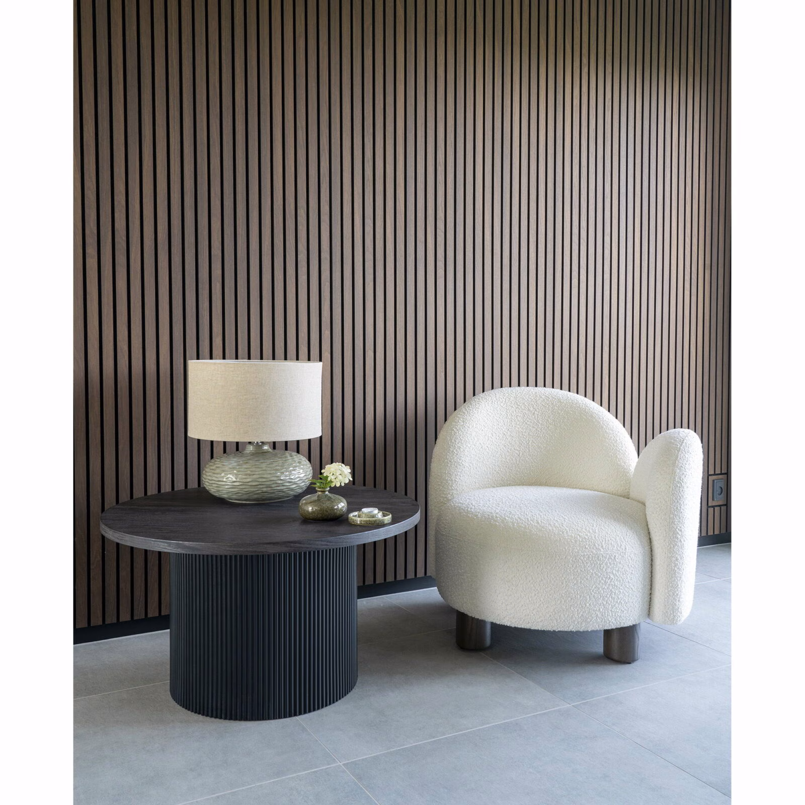 Boavista Salontafel, donkerbruin Ø80x45 2 Boavista Salontafel, donkerbruin Ø80x45 - Afbeelding 2