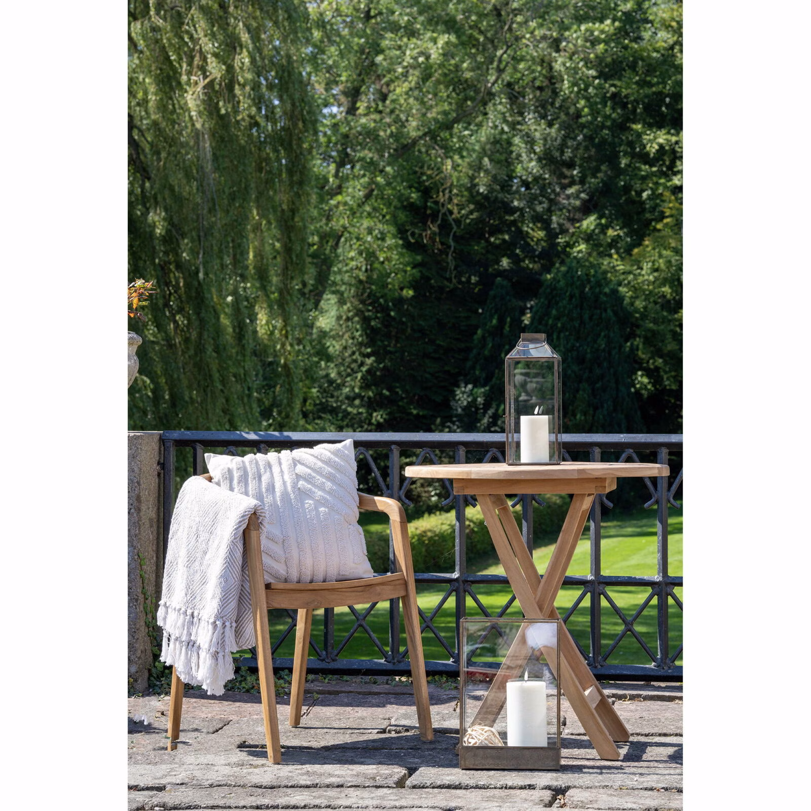 Mysore Lantaarn messing 35cm 4 Mysore Lantaarn messing 35cm - Afbeelding 4