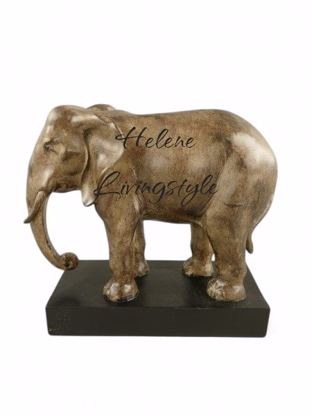 Prachtige sculptuur olifant 27cm 1 Prachtige sculptuur olifant 27cm