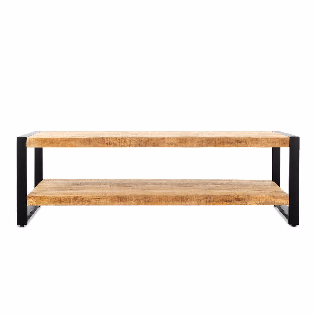 Britt salontafel met plank 140 1 Britt salontafel met plank 140