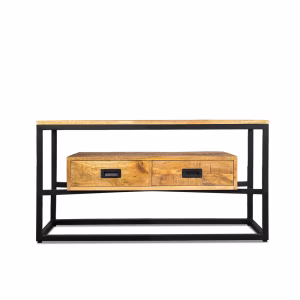 Len salontafel met 2 lades 120