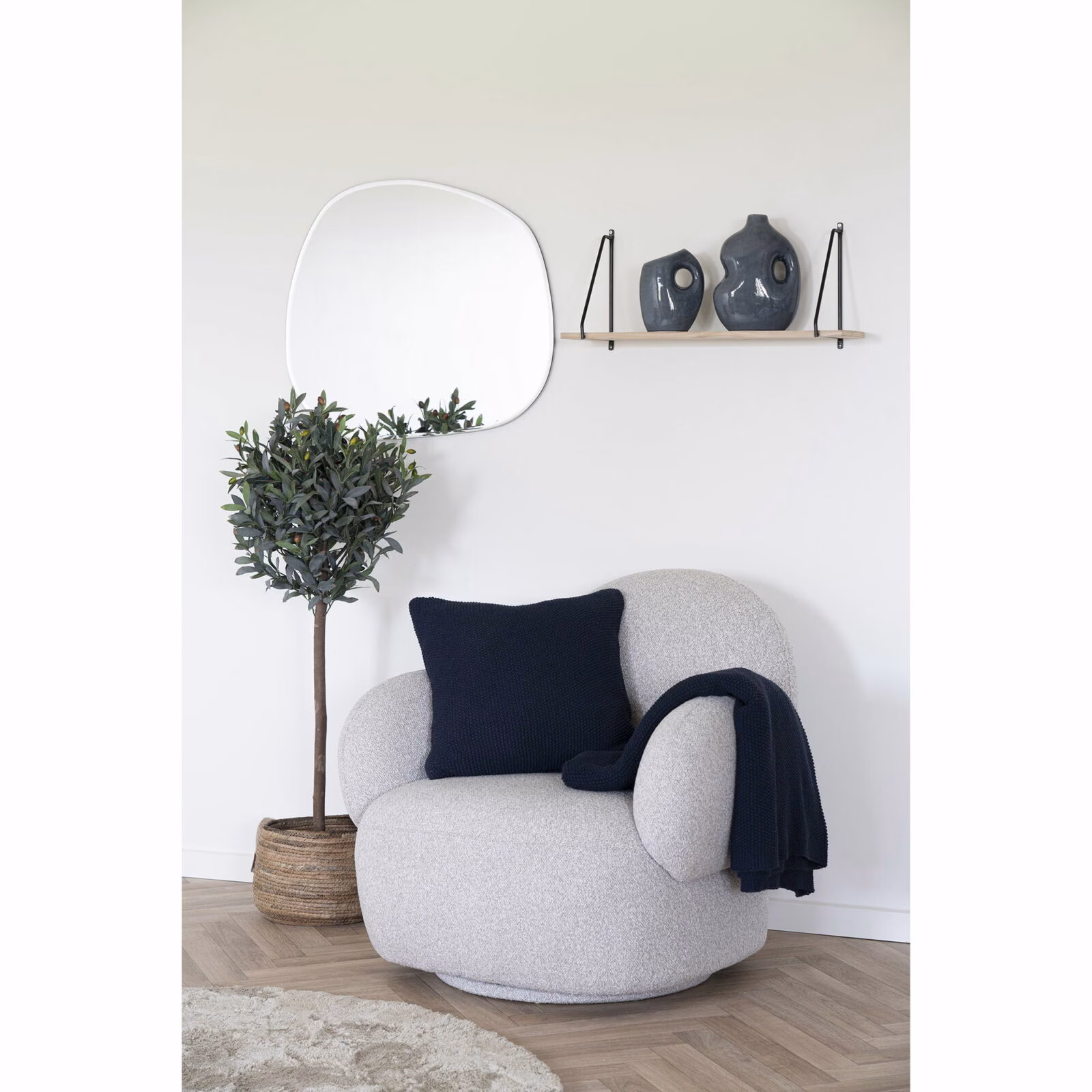Santos Plaid Donkerblauw Katoen 2 Santos Plaid Donkerblauw Katoen - Afbeelding 2