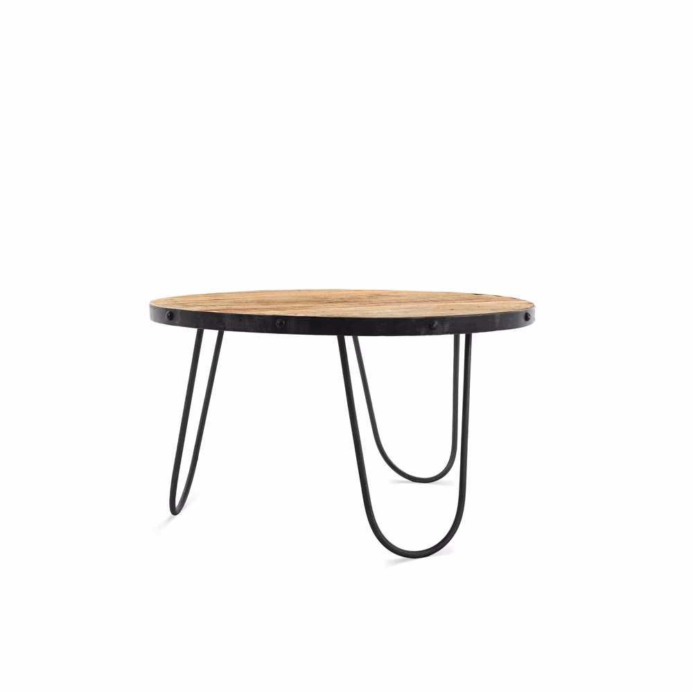 Salontafel Mango Hout & Metaal 2 Salontafel Mango Hout & Metaal - Afbeelding 2