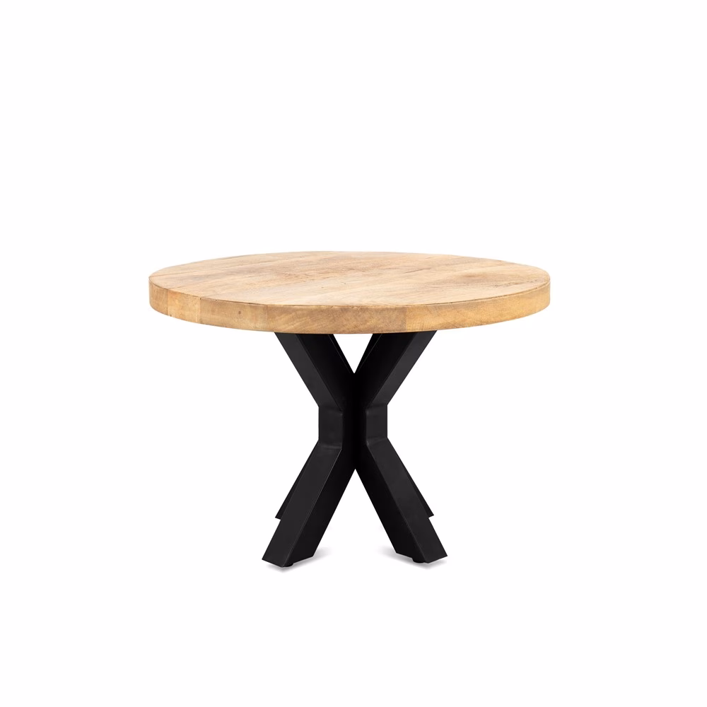 Mango Salontafel met Spiderpoot 60 2 Mango Salontafel met Spiderpoot 60 - Afbeelding 2