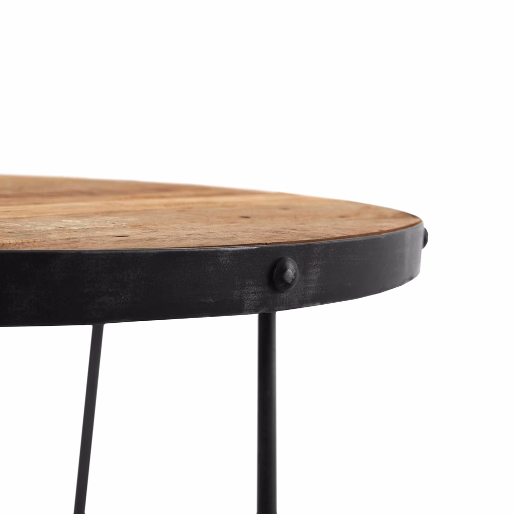 Salontafel Mango Hout & Metaal 3 Salontafel Mango Hout & Metaal - Afbeelding 3