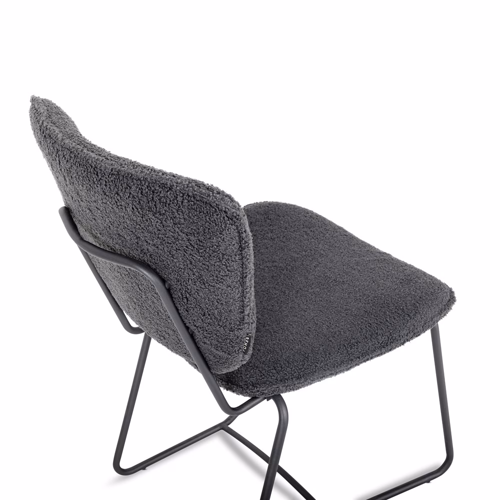 Stoel Amy Teddy Anthracite 3 Stoel Amy Teddy Anthracite - Afbeelding 3