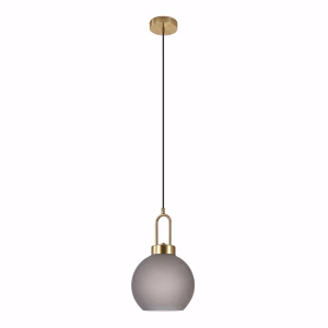 Luton Hanglamp in mat smokey glass