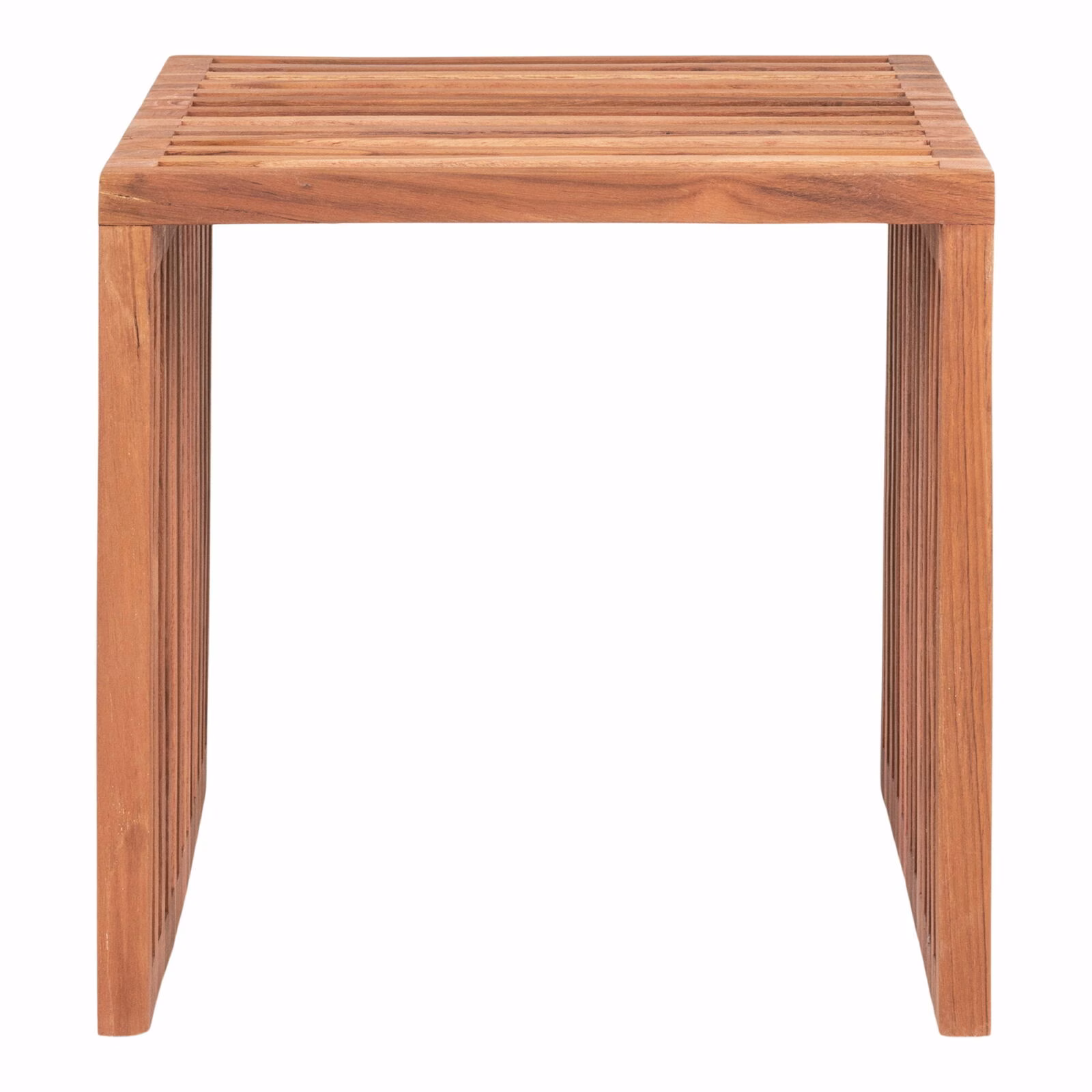 House Nordic Bijzettafel Pego Teakhout Naturel 40x40x40cm 2 House Nordic Bijzettafel Pego Teakhout Naturel 40x40x40cm - Afbeelding 2