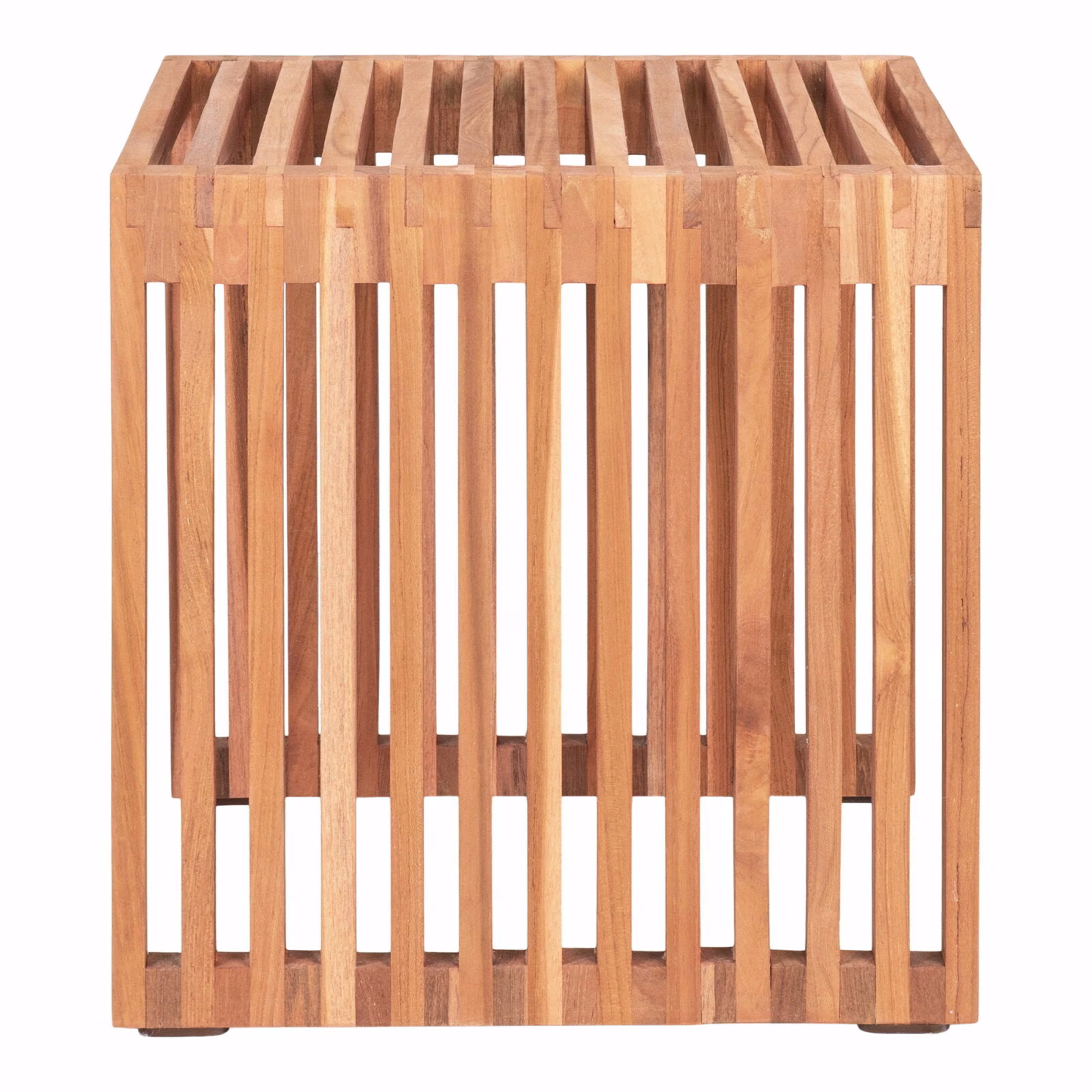 House Nordic Bijzettafel Pego Teakhout Naturel 40x40x40cm 4 House Nordic Bijzettafel Pego Teakhout Naturel 40x40x40cm - Afbeelding 4