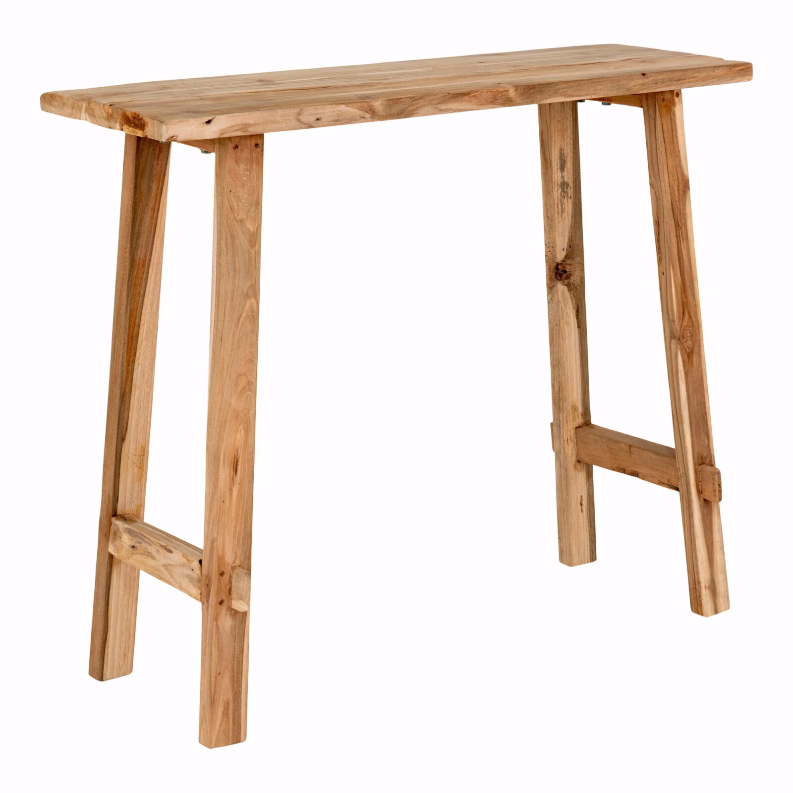Girona Teakhouten Wandtafel 90x30xh80 cm 1 Girona Teakhouten Wandtafel 90x30xh80 cm