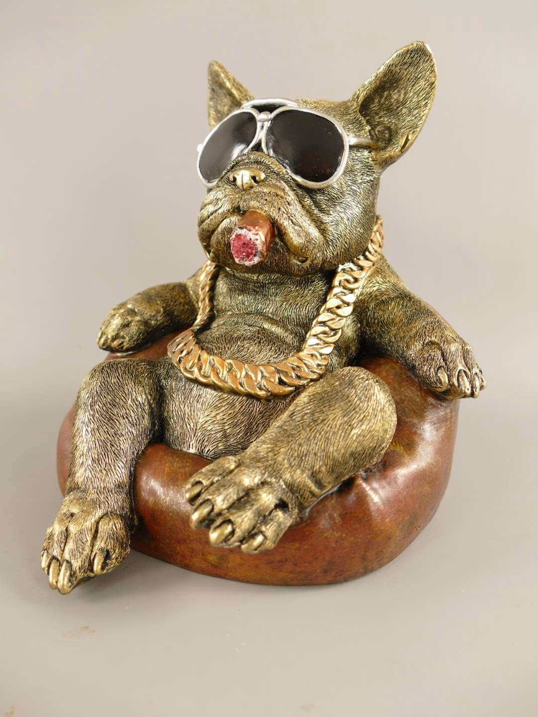 Beeldje Polystone Steampunk Dog 1 Beeldje Polystone Steampunk Dog