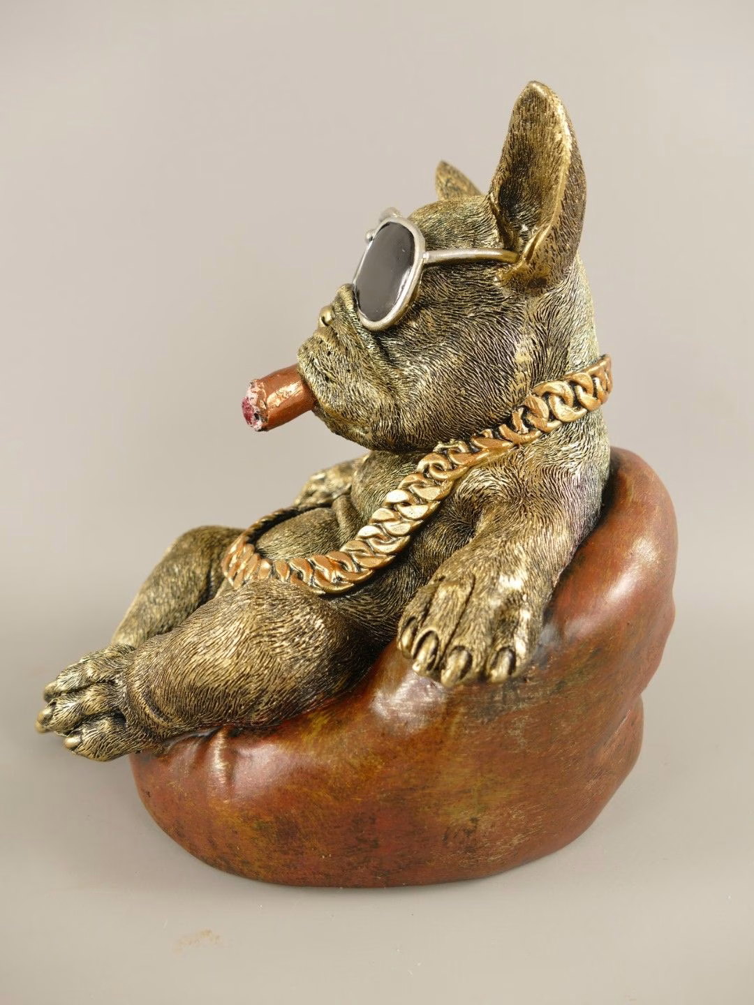 Beeldje Polystone Steampunk Dog 2 Beeldje Polystone Steampunk Dog