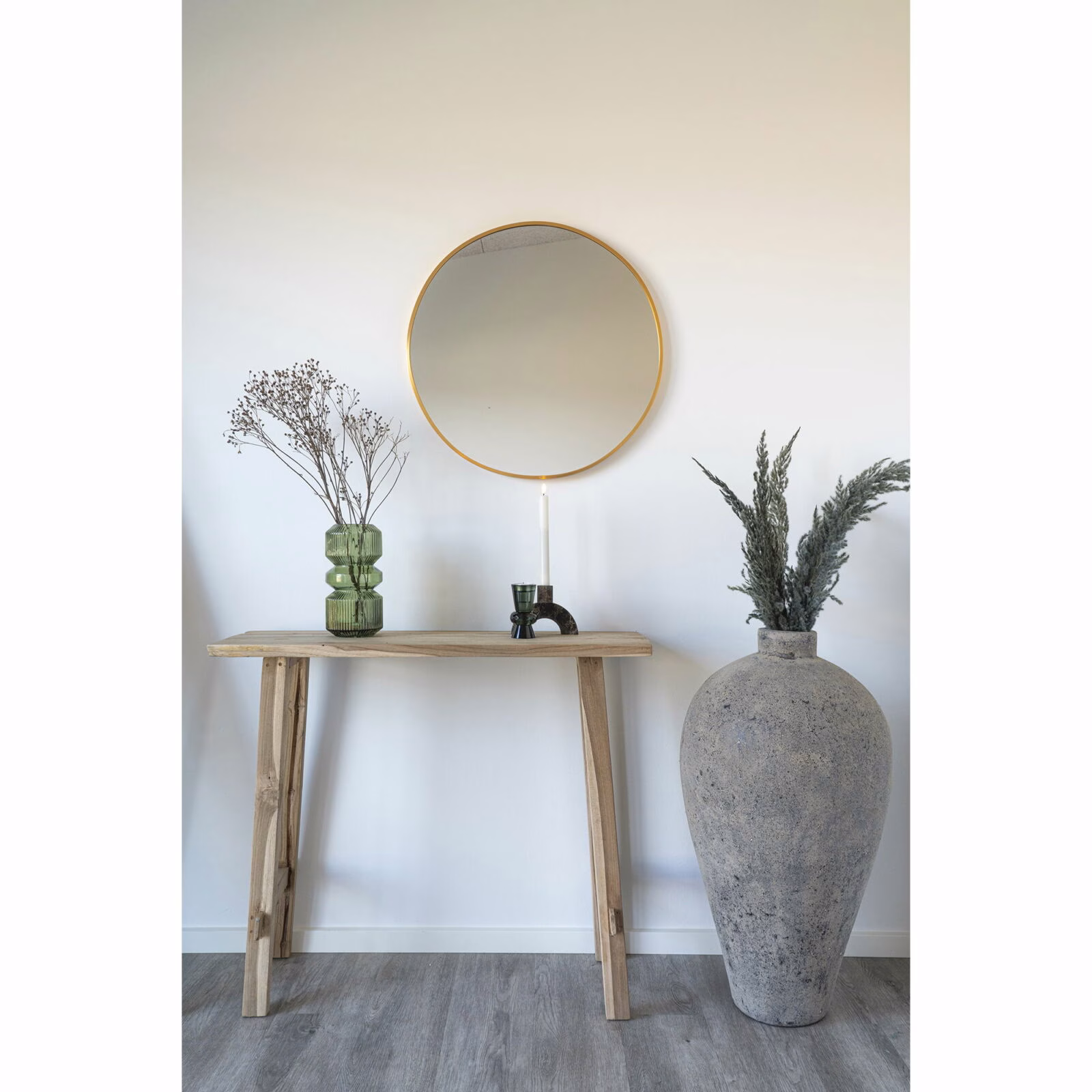 Girona Teakhouten Wandtafel 90x30xh80 cm 2 Girona Teakhouten Wandtafel 90x30xh80 cm - Afbeelding 2