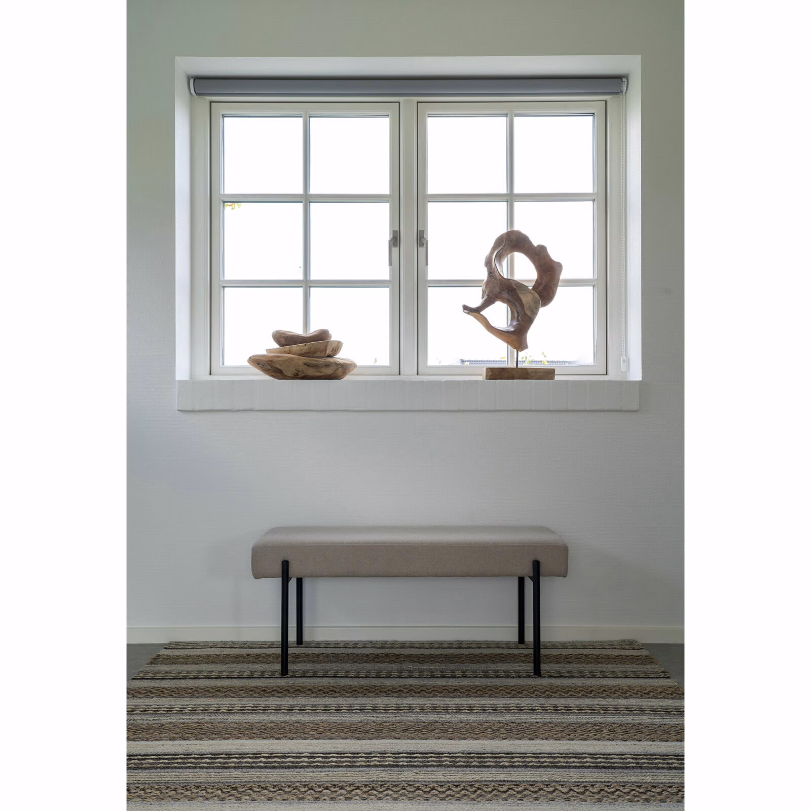 Morena Vloerkleed, natuur/grijs, 160x230 cm 3 Morena Vloerkleed, natuur/grijs, 160x230 cm - Afbeelding 3