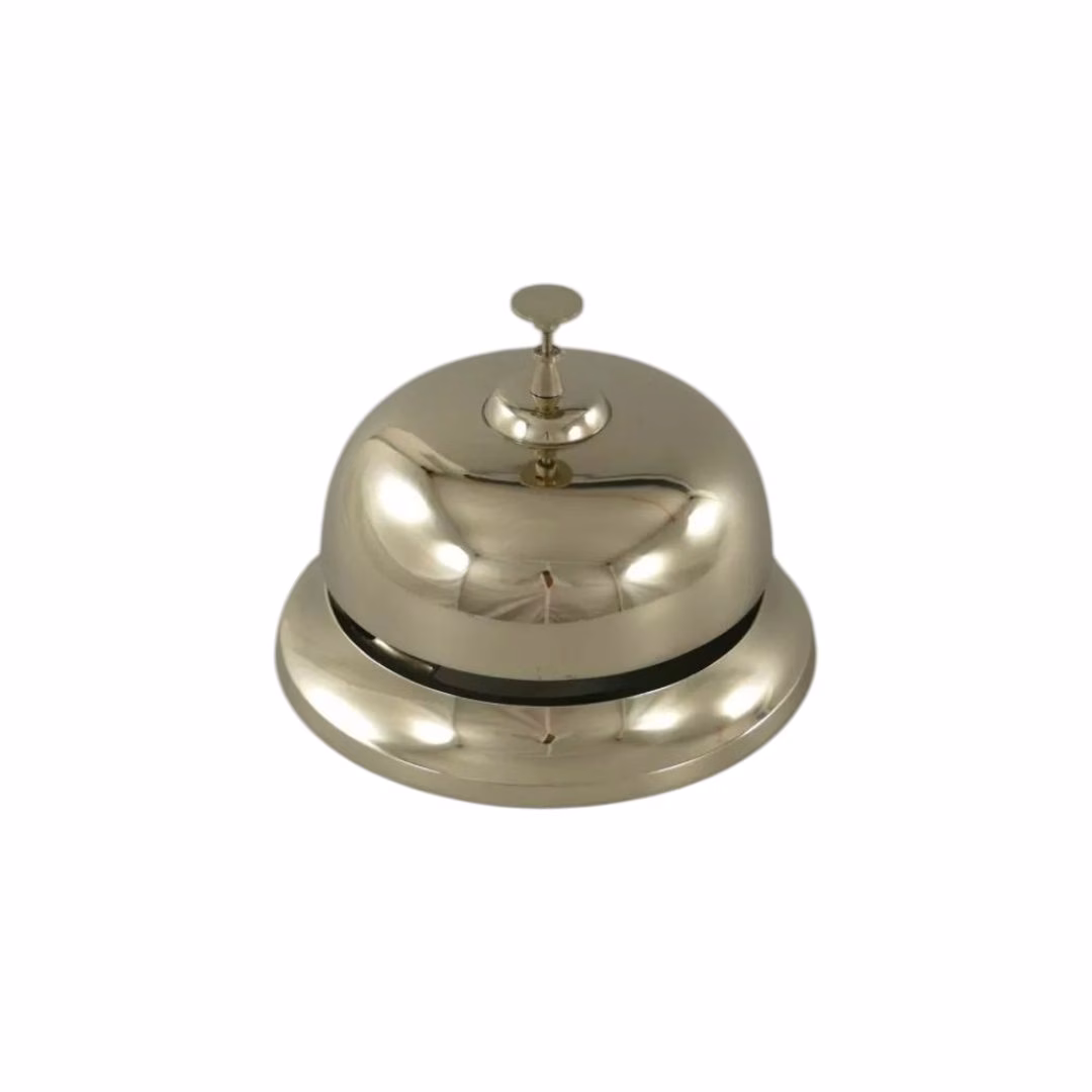 Hotelbel aluminium vernikkeld 20x14 1 Hotelbel aluminium vernikkeld 20x14