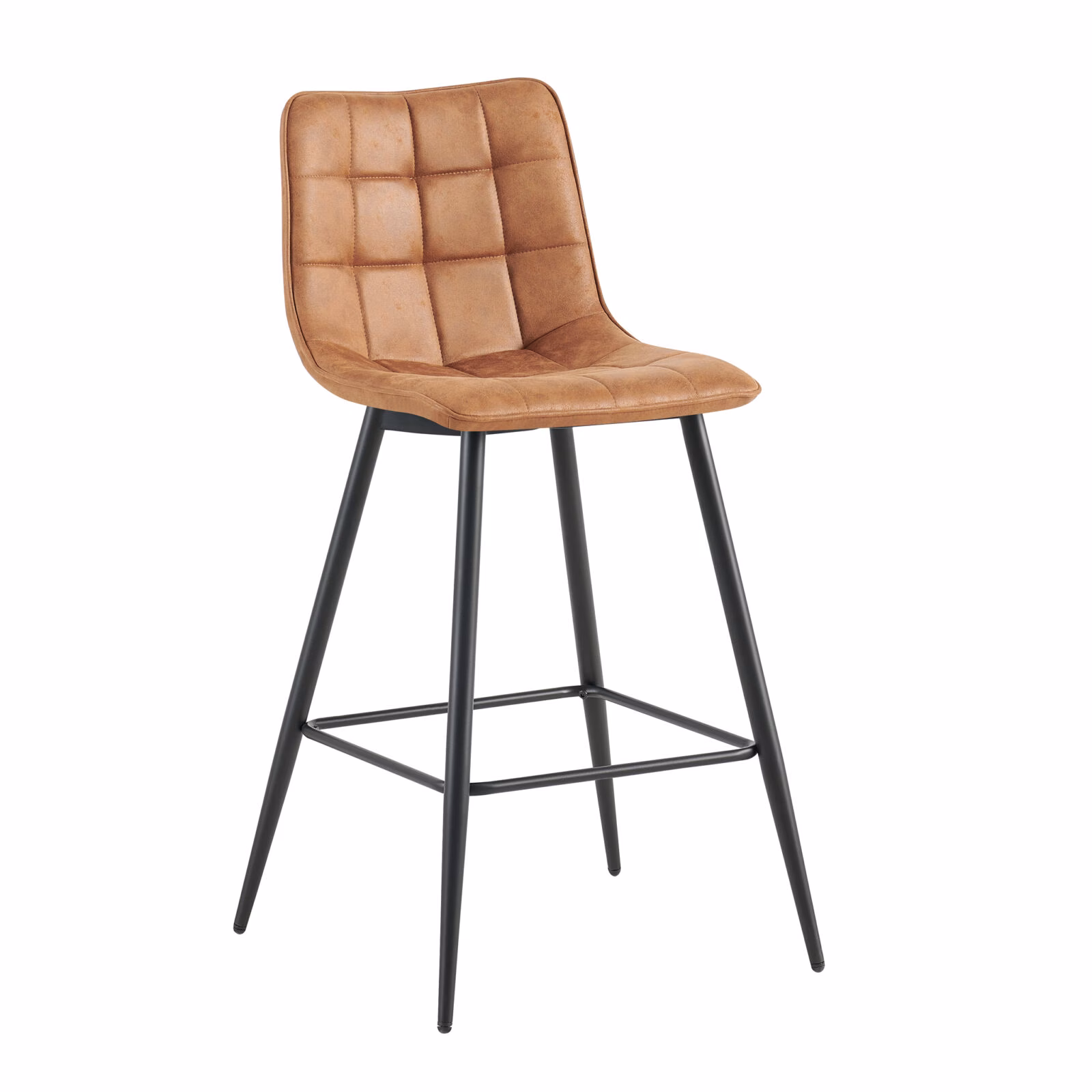 Barstoel Lucille Cognac 2 Barstoel Lucille Cognac - Afbeelding 2