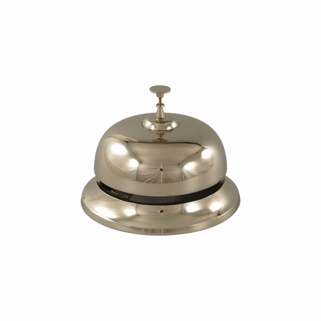 Hotelbel aluminium vernikkeld 20x14 3 Hotelbel aluminium vernikkeld 20x14
