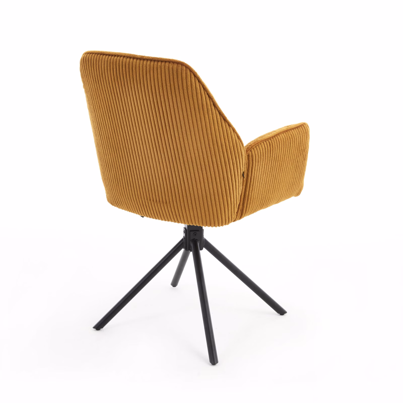 Eetkamerstoel Noah – Hyper Stof Curry – 360° Draaibaar – Luxe Comfort – Modern Design 2 Eetkamerstoel Noah – Hyper Stof Curry – 360° Draaibaar – Luxe Comfort – Modern Design - Afbeelding 2