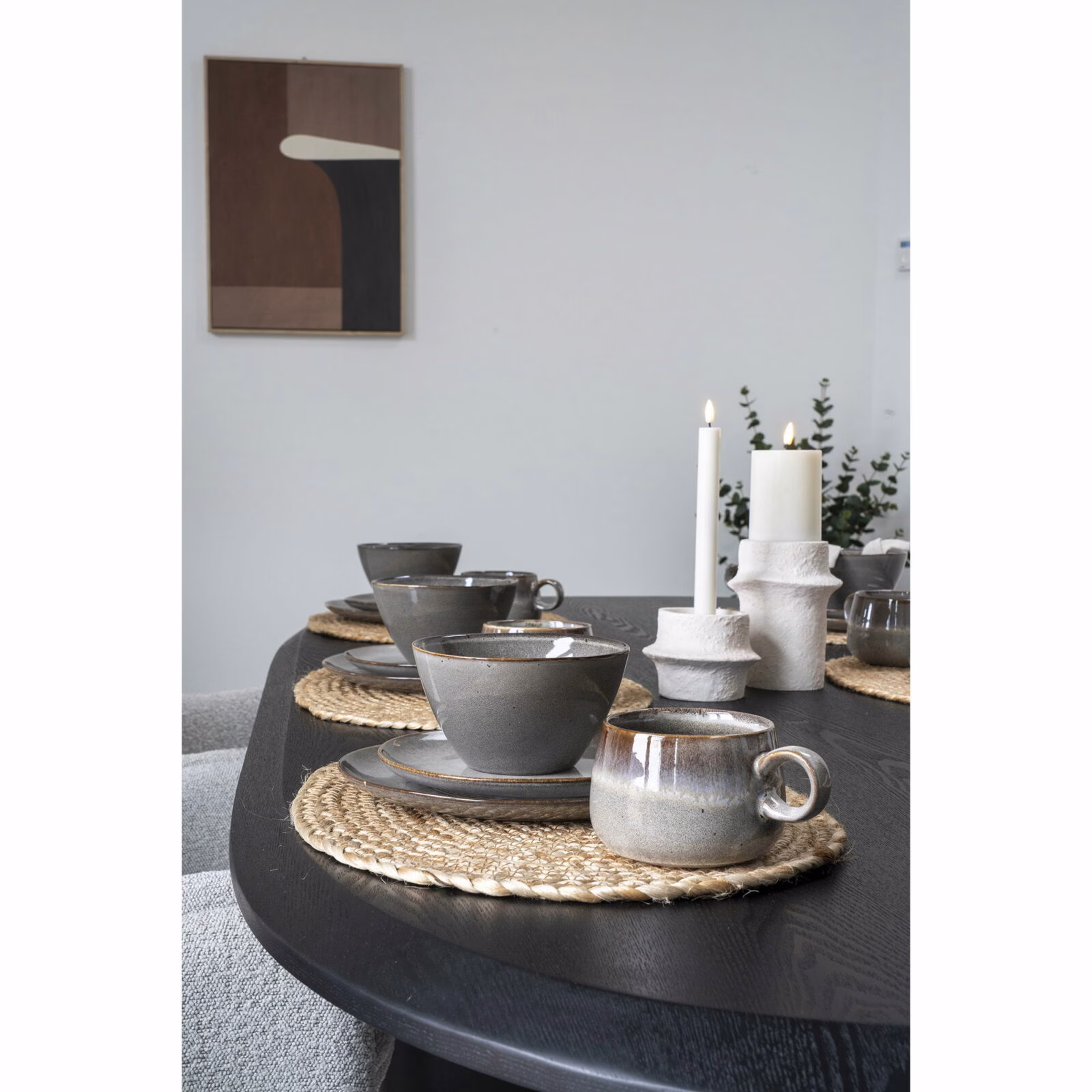 Luxe Selma Schalen – Set van 4 Keramiek ø15x9cm – Modern Design 2 Luxe Selma Schalen – Set van 4 Keramiek ø15x9cm – Modern Design - Afbeelding 2