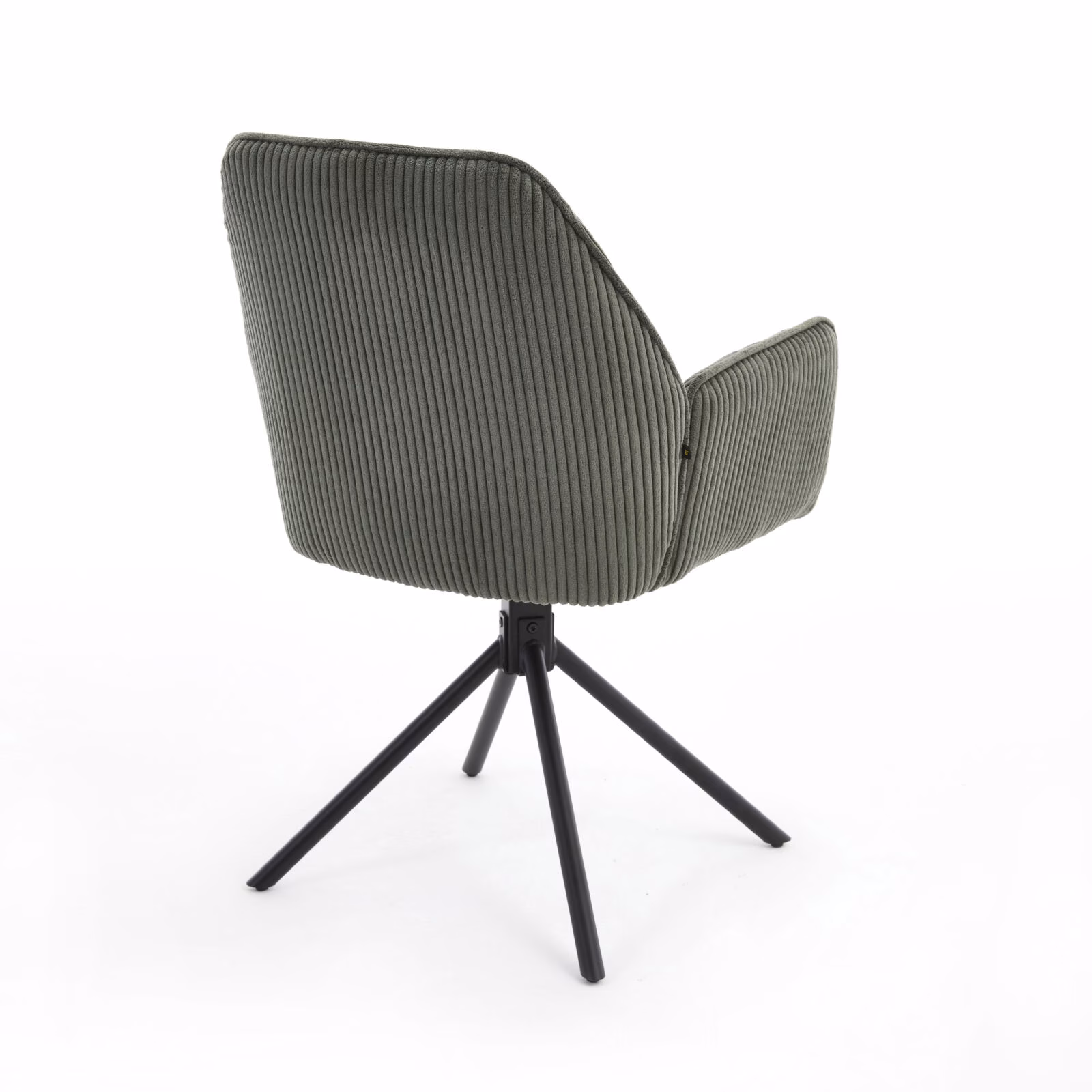 Eetkamerstoel Noah – Hyper Stof Donker groen – 360° Draaibaar – Luxe Comfort – Modern Design 3 Eetkamerstoel Noah – Hyper Stof Donker groen – 360° Draaibaar – Luxe Comfort – Modern Design - Afbeelding 3