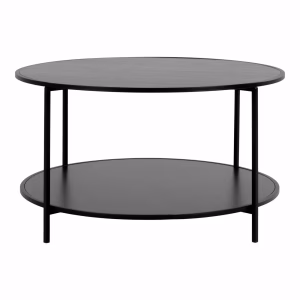 Ronde salontafel zwart