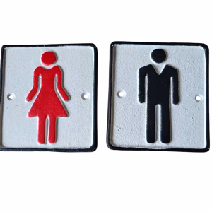deurdecoratie set Man & Vrouw